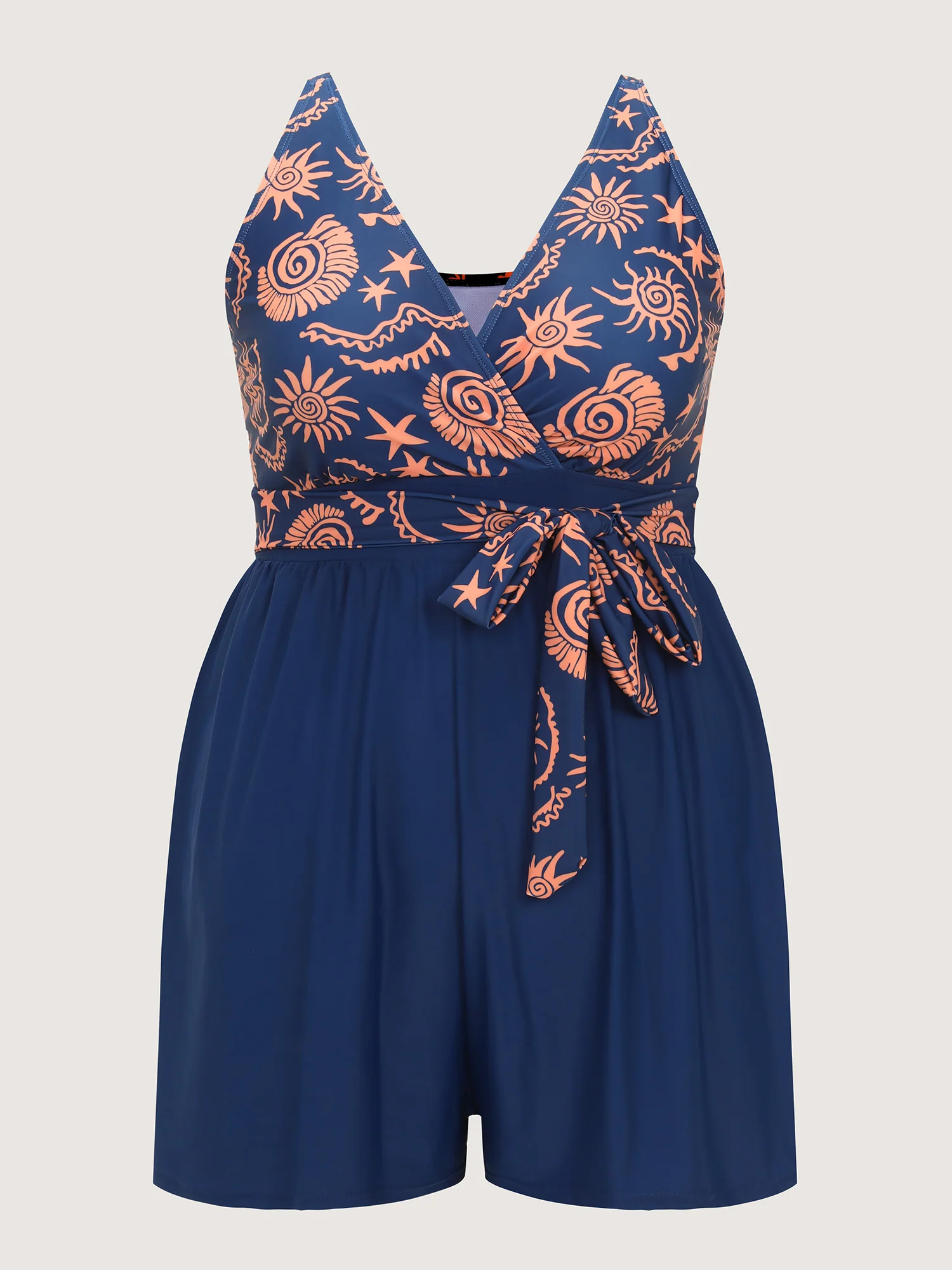 Sunkissed Confidence Tied One-Piece Swimsuit - Image 8