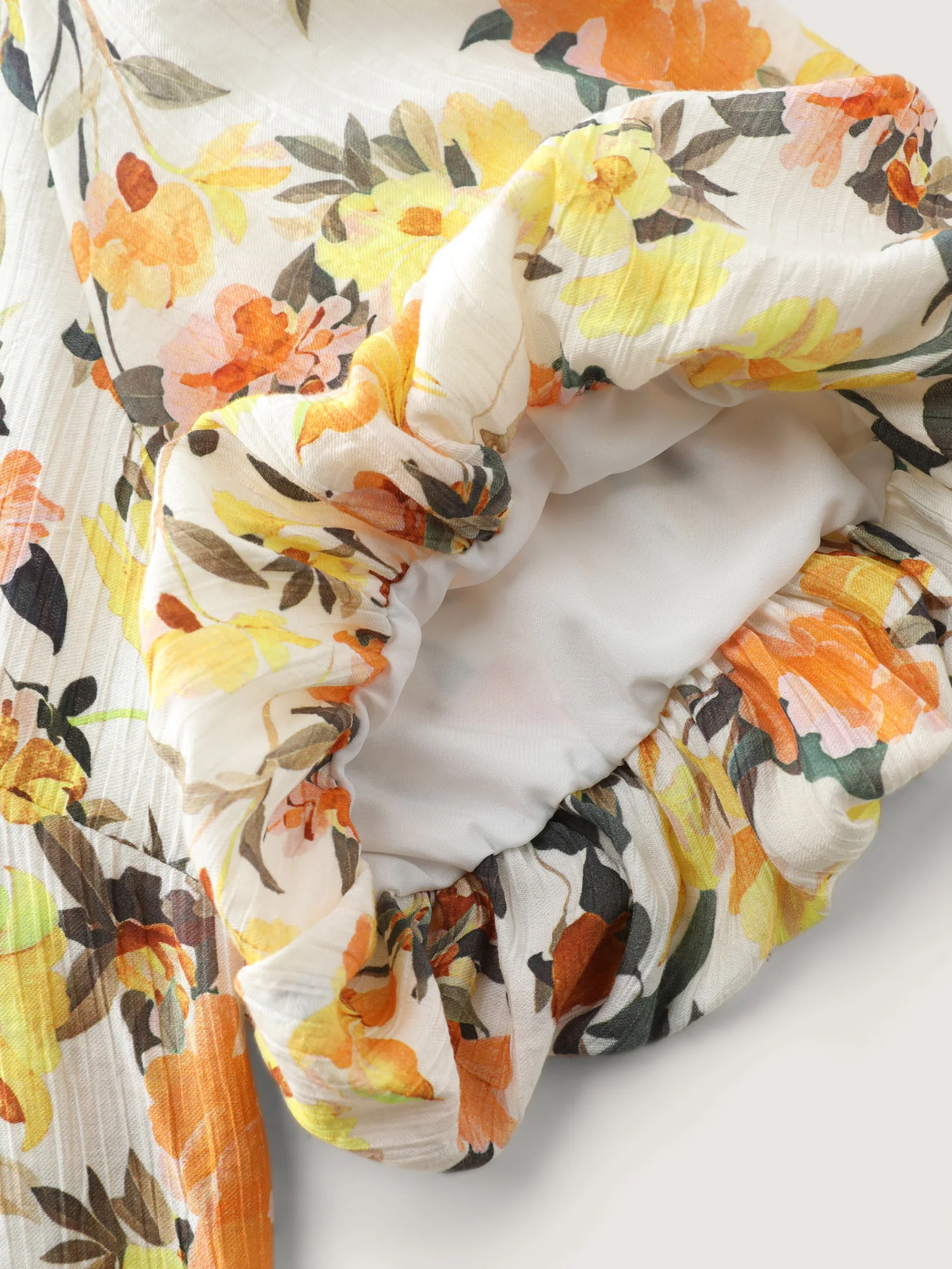 Sunkissed Floral Print Bubble Sleeve Blouse - Image 5