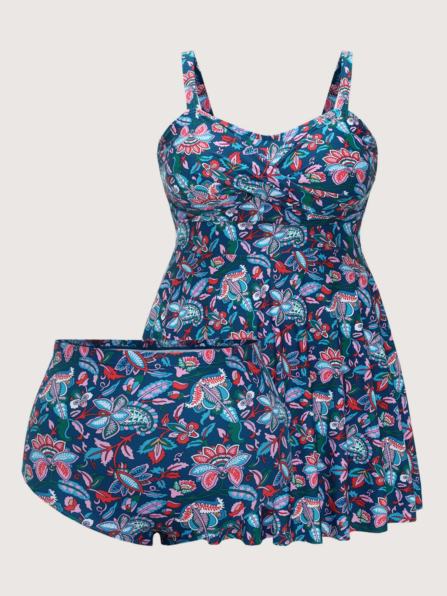 Sunkissed Floral Print Swim Dress - Image 7
