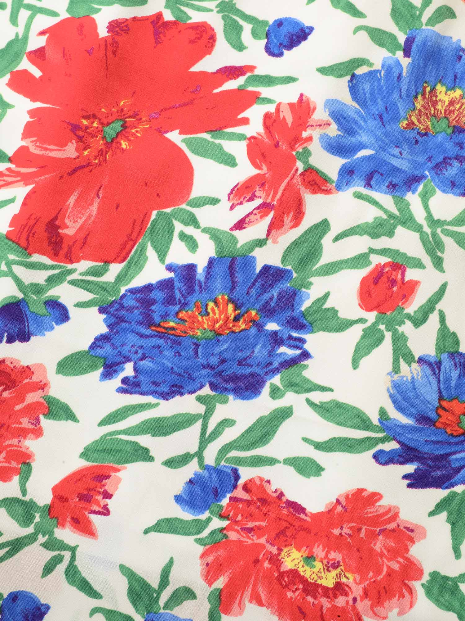 Sunkissed Floral Shirred Pockets Midi Dress - Image 6