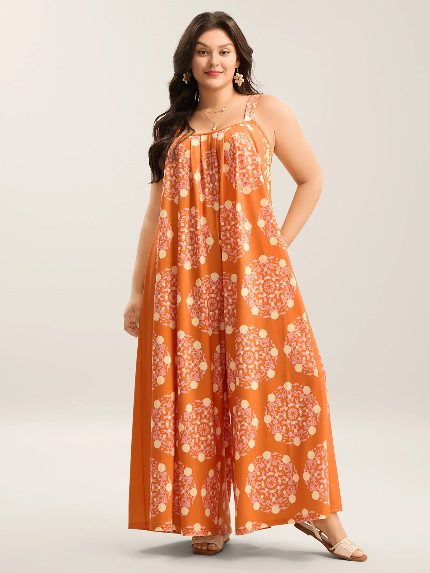 Sunkissed Stretchy Adjustable Strap Jumpsuit - Image 5