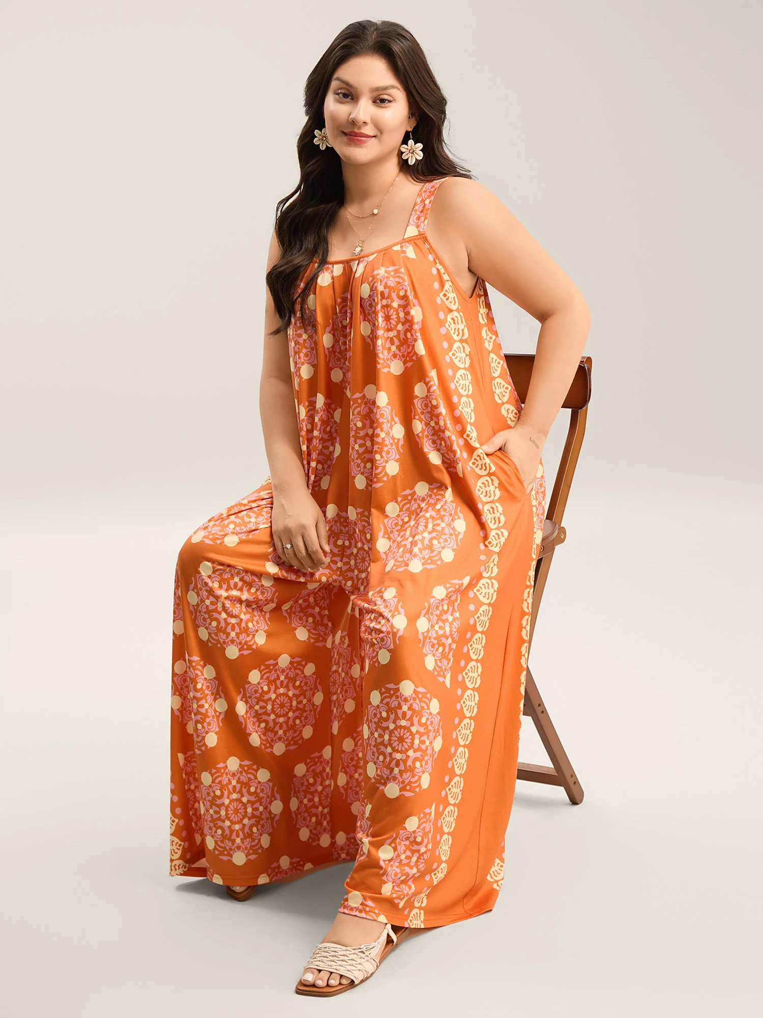 Sunkissed Stretchy Adjustable Strap Jumpsuit - Image 6