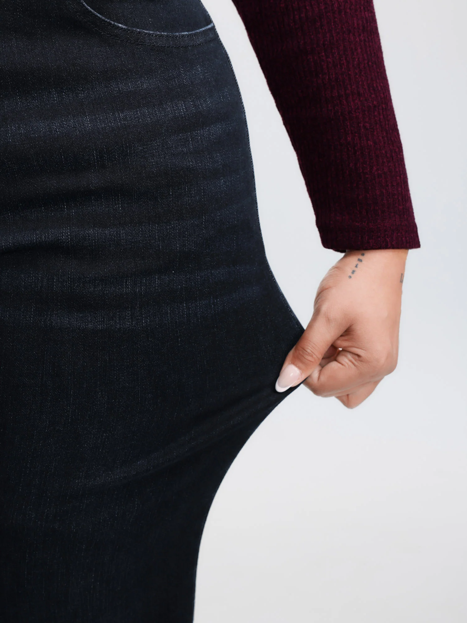 Super Stretchy Bootcut Mid-Rise Jeans - Image 5