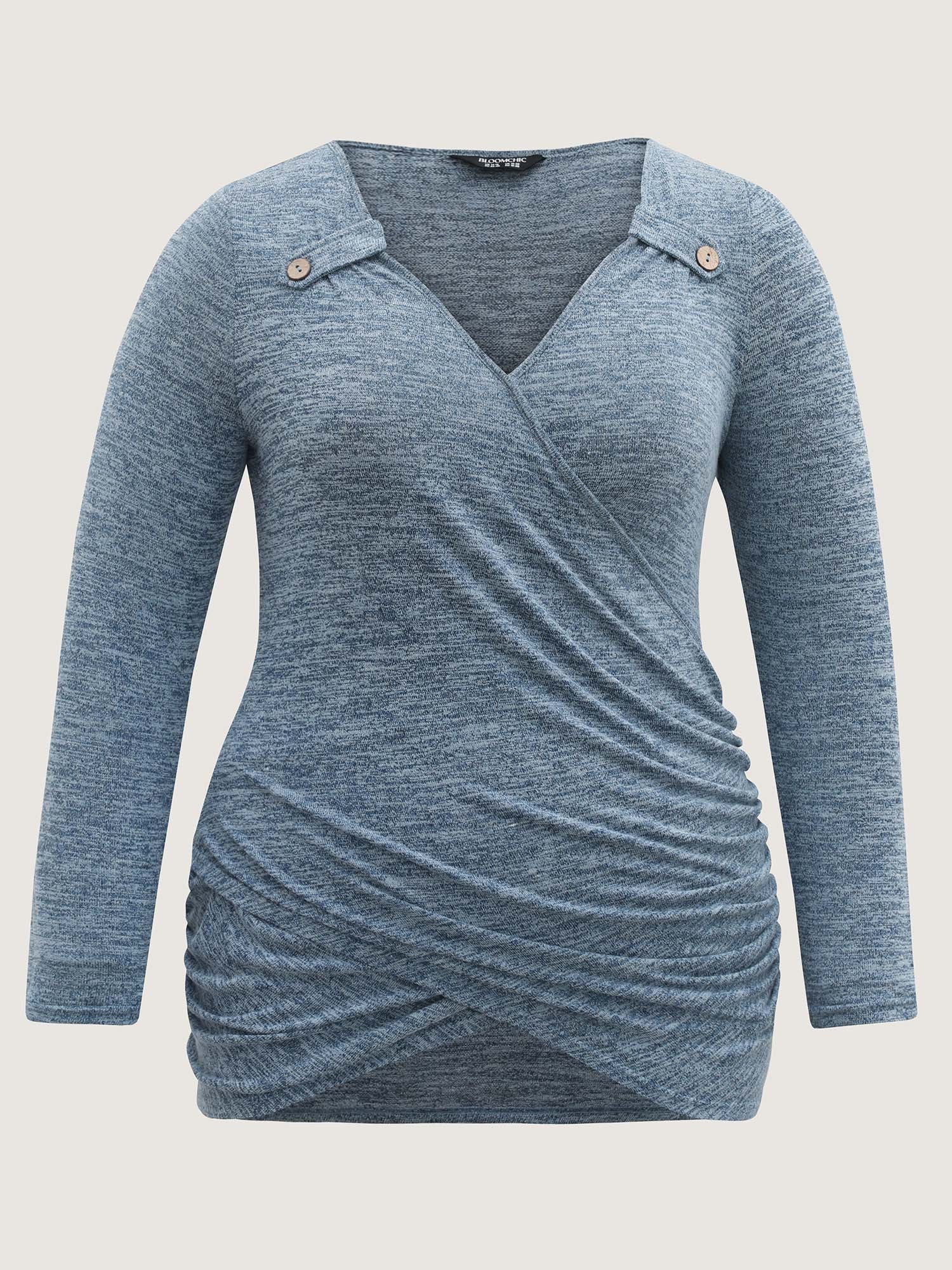 Super Stretchy Supersoft Wrap-Around T-Shirt - Image 8