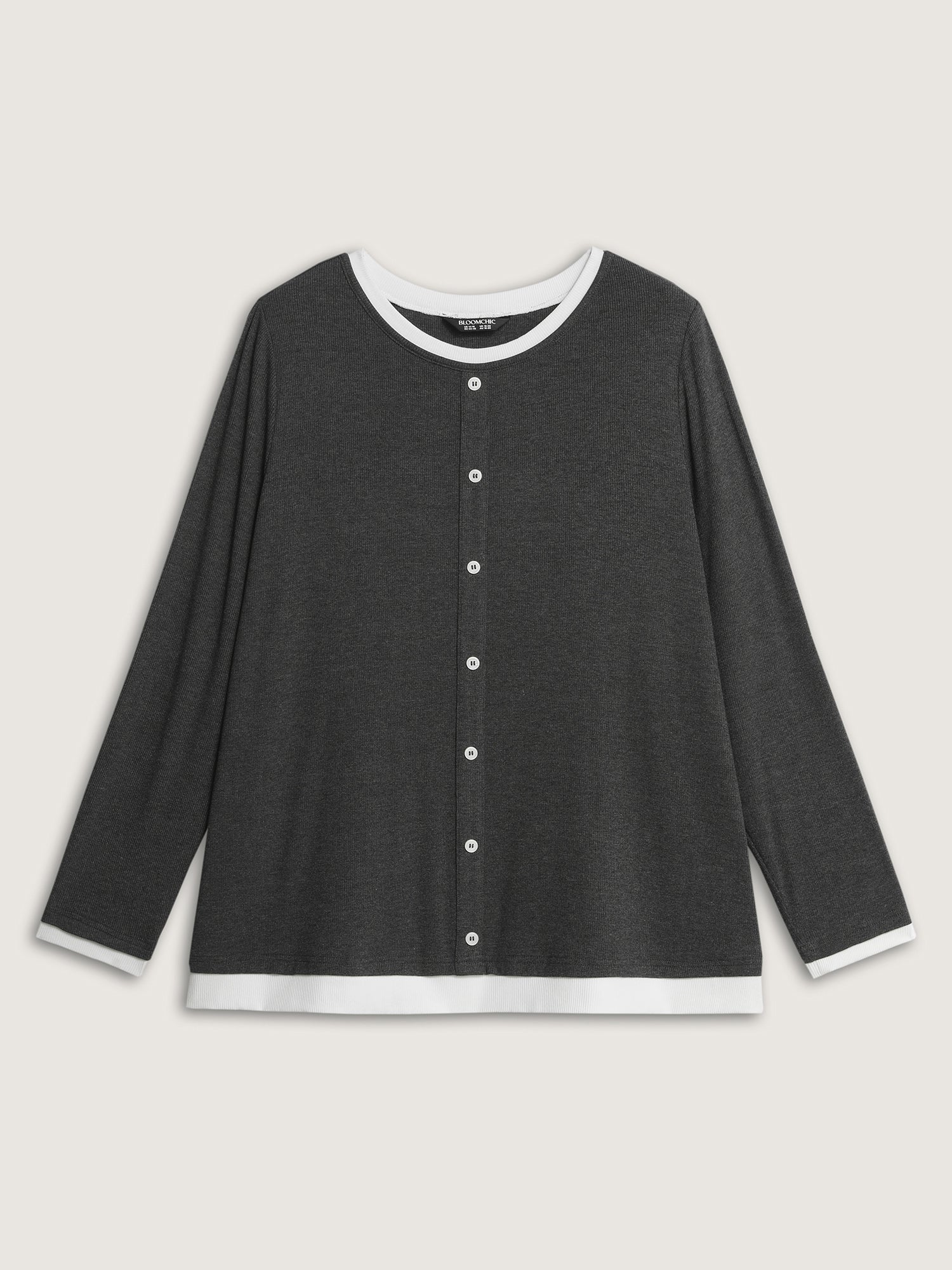 Supersoft 2-In-1 Color Contrast T-Shirt - Image 5