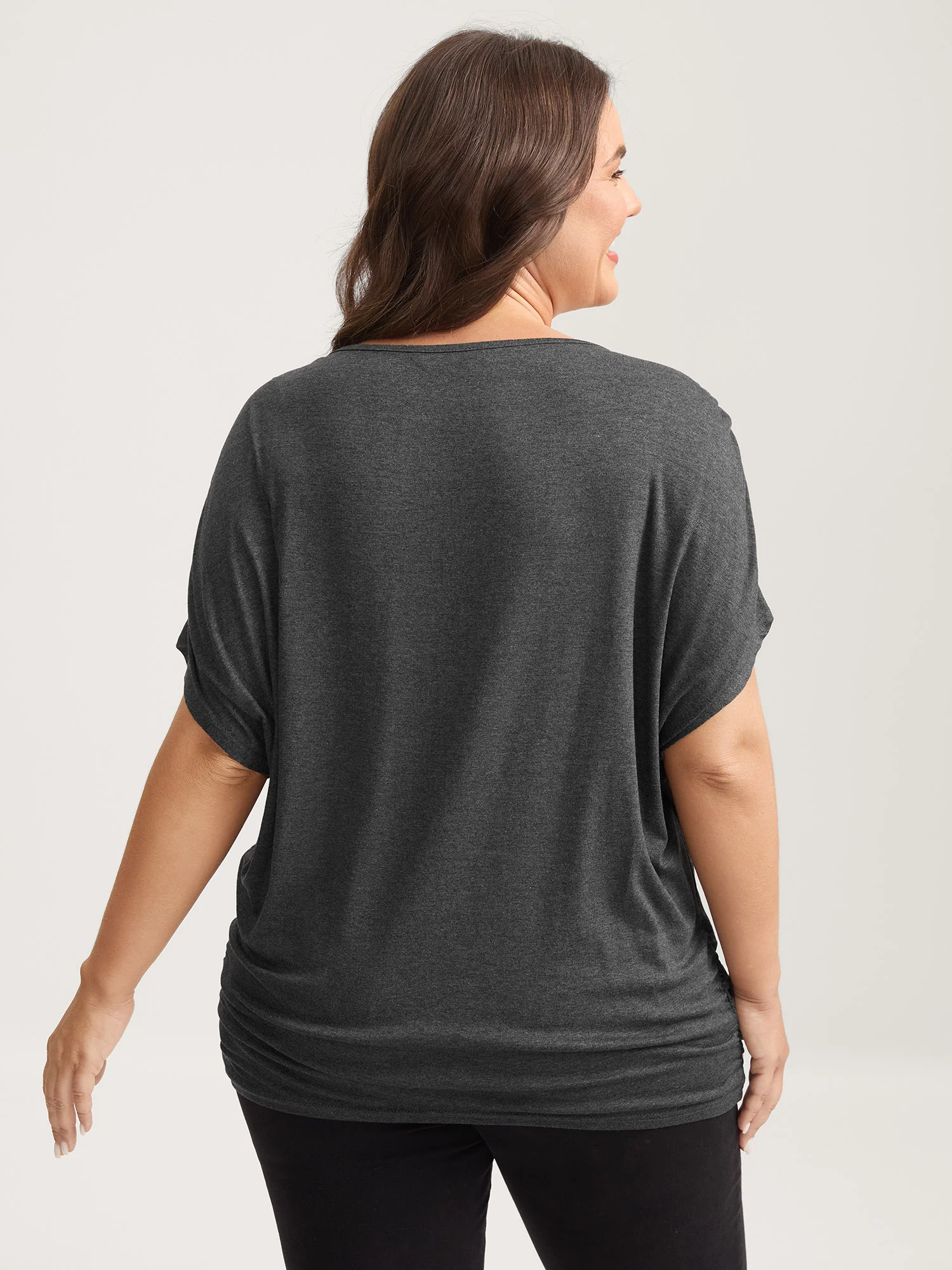Supersoft 2-In-1 Plain Knit Top - Image 4