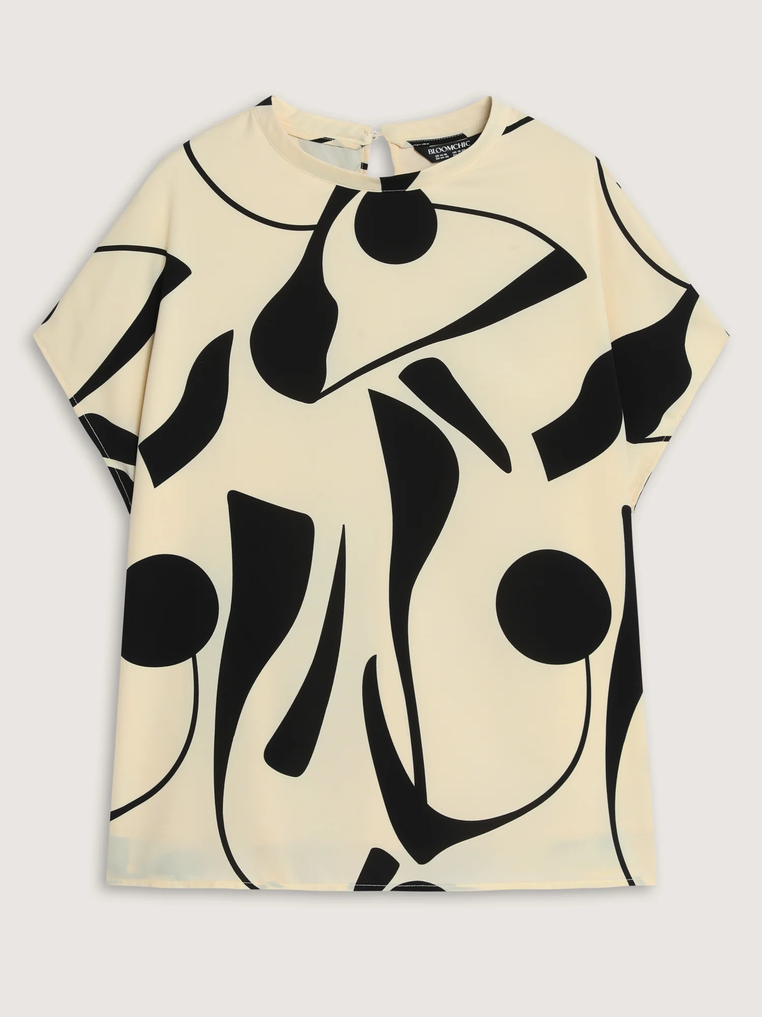 Supersoft Abstract Print Breathable Blouse - Image 7