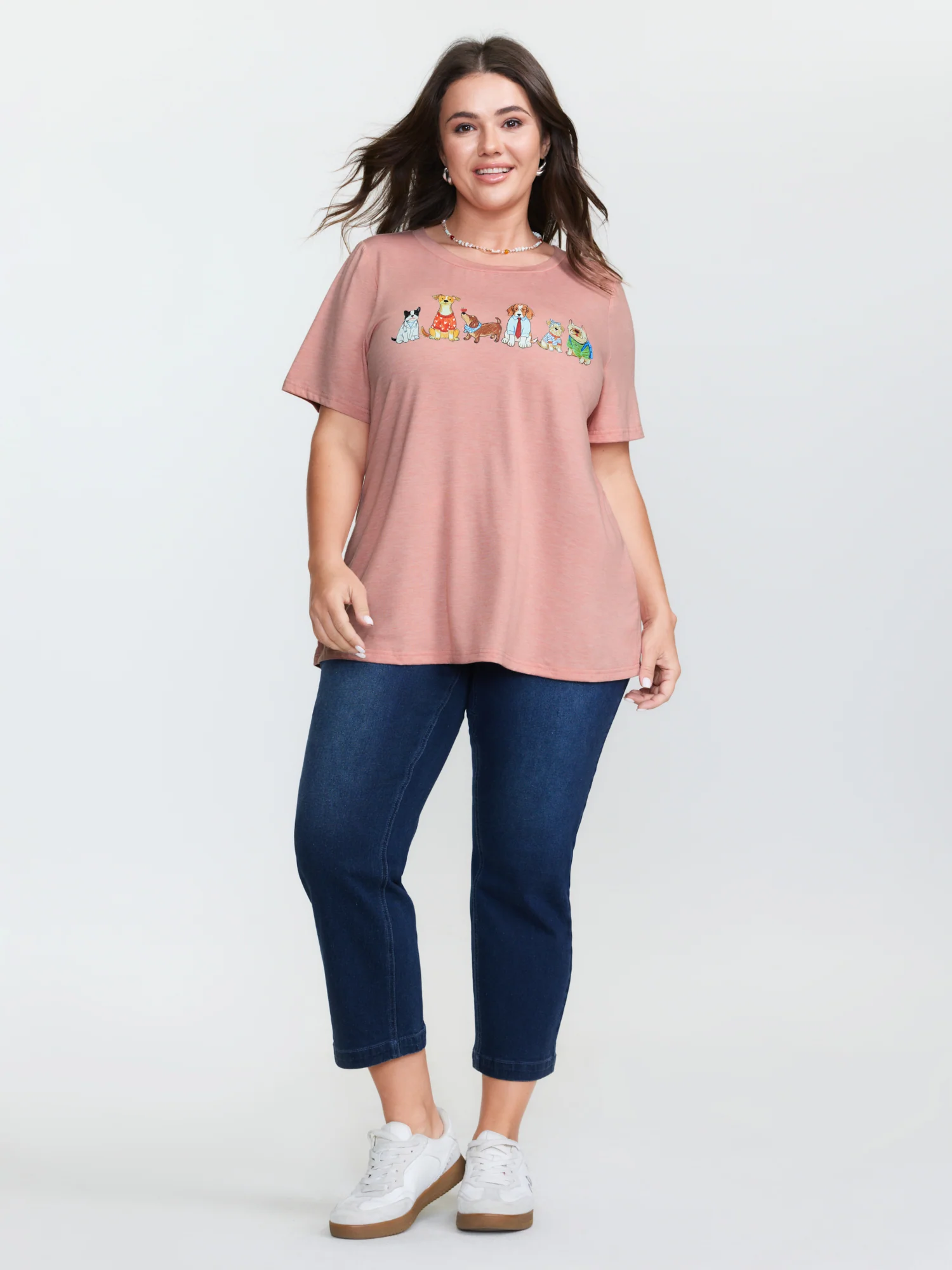Supersoft Animal Print Half-Sleeve T-Shirt - Image 2
