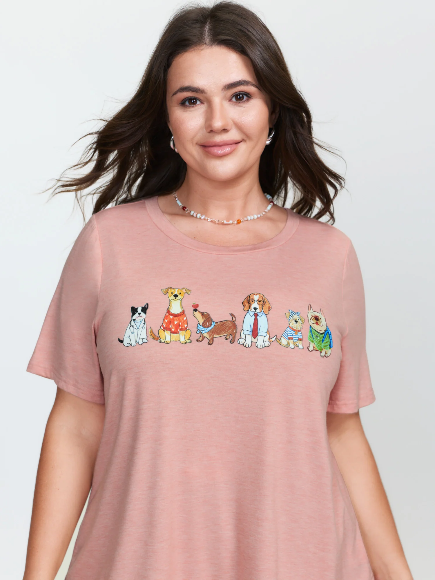 Supersoft Animal Print Half-Sleeve T-Shirt - Image 3