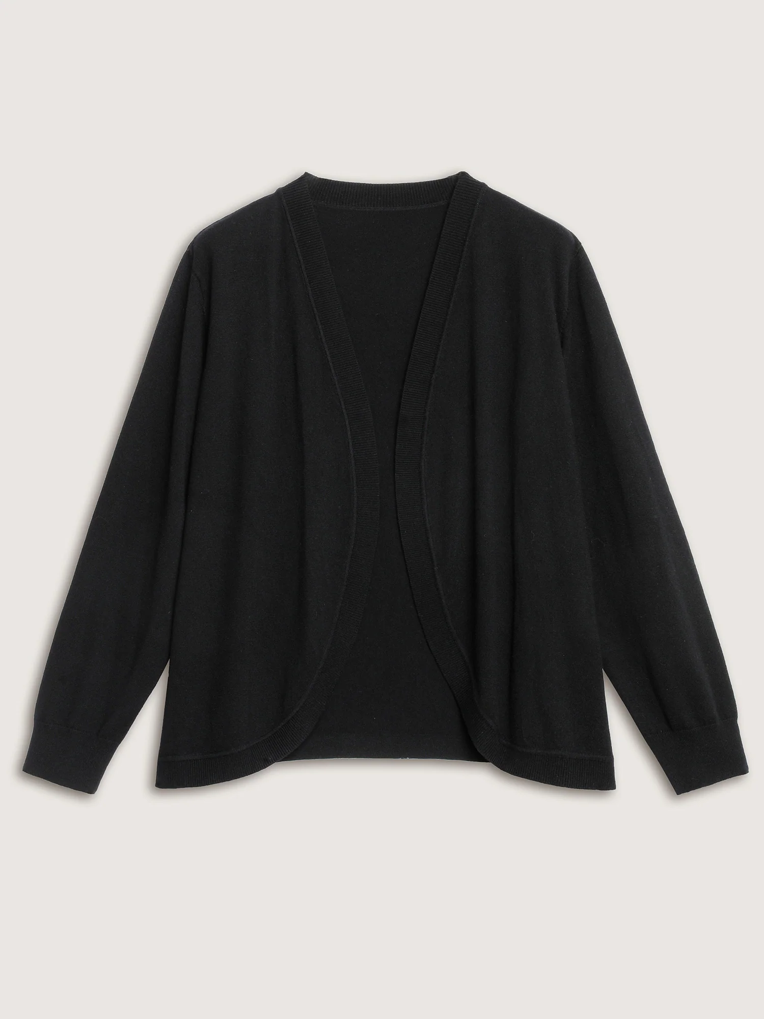 Supersoft Arc Swing Front-Open Lightweight Cardigan - Image 7