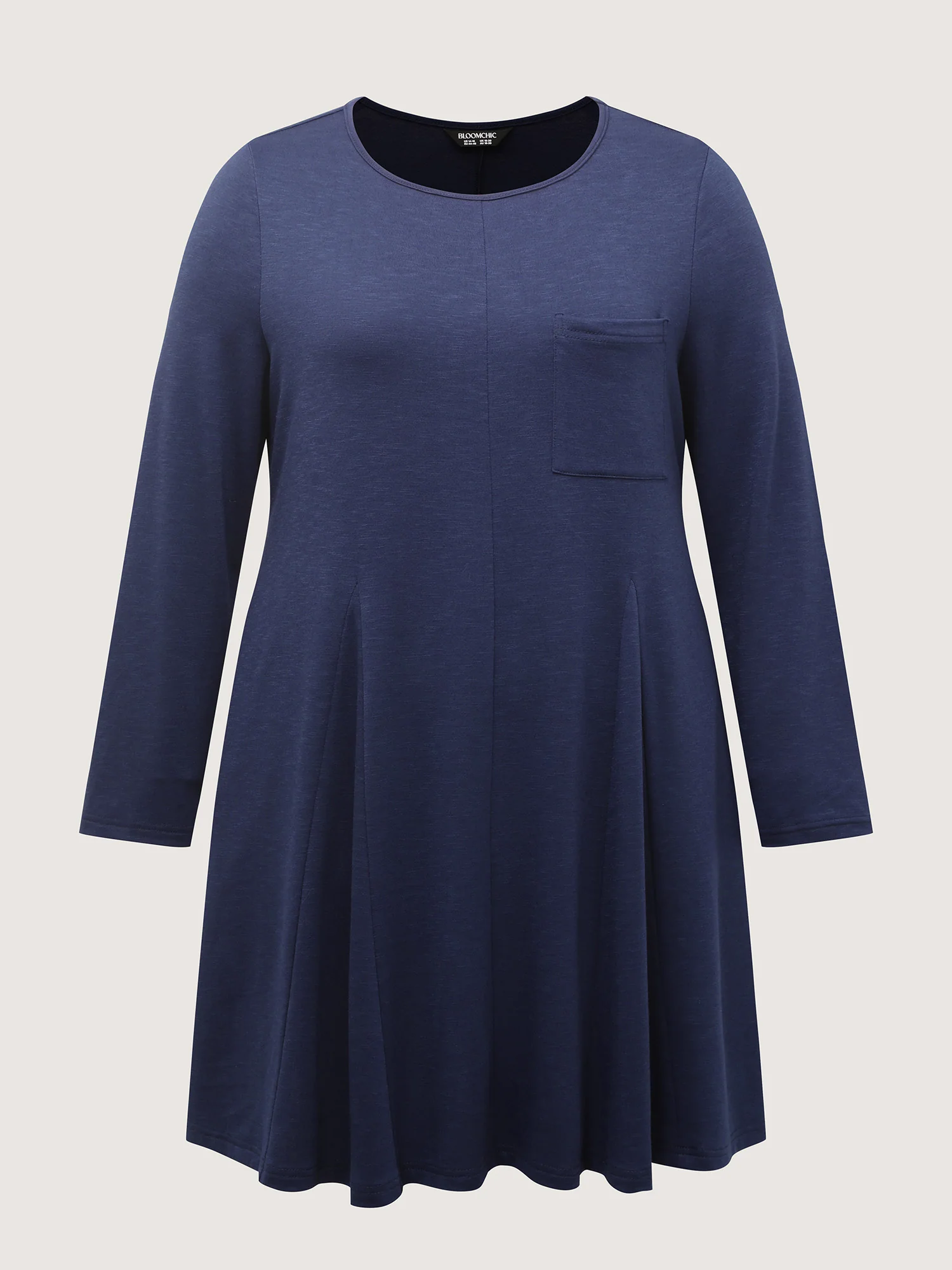 Supersoft Bamboo Textured Waist-Defining Midi Dress - Image 7