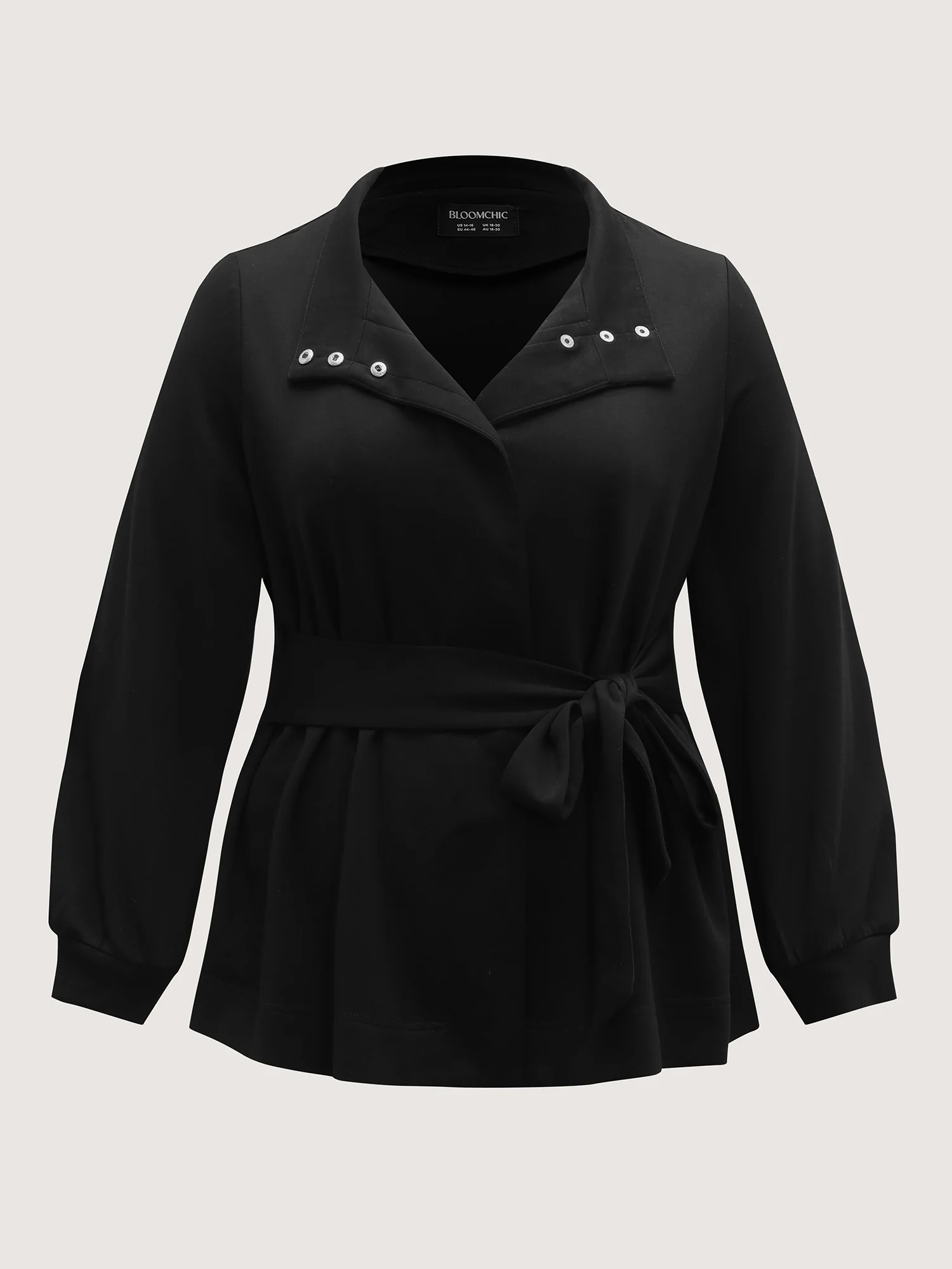 Supersoft Belted Button Adjustable Jacket - Image 8