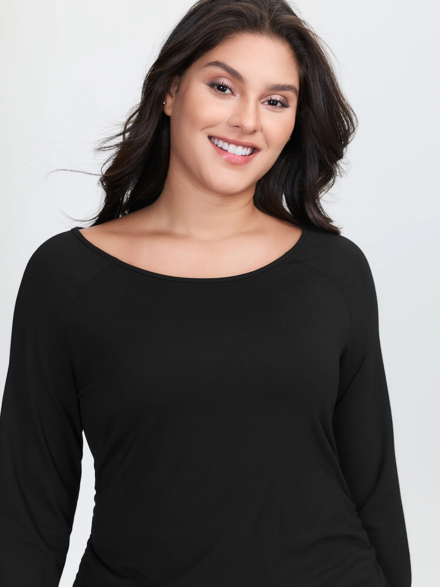 Supersoft Boat Neck T-Shirt - Image 2