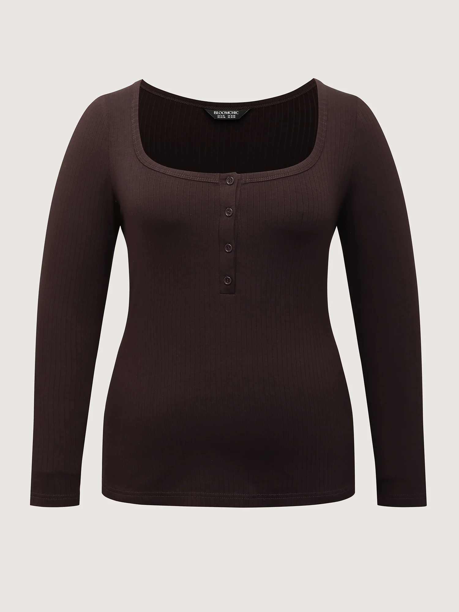 Supersoft Bodycon Fit Half-Placket T-Shirt - Image 7