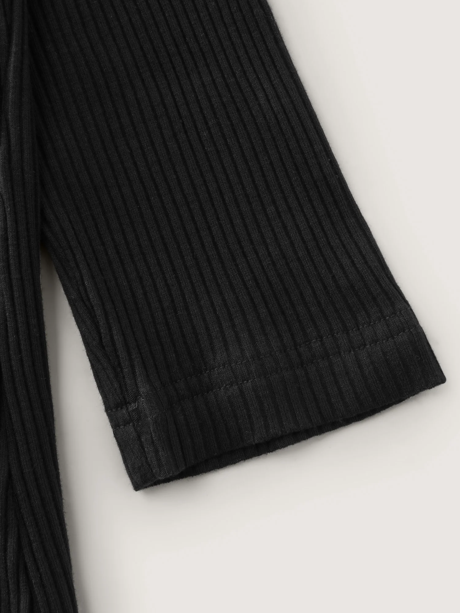 Supersoft Bow Tie Detail Ribbed Knit Top - Image 5