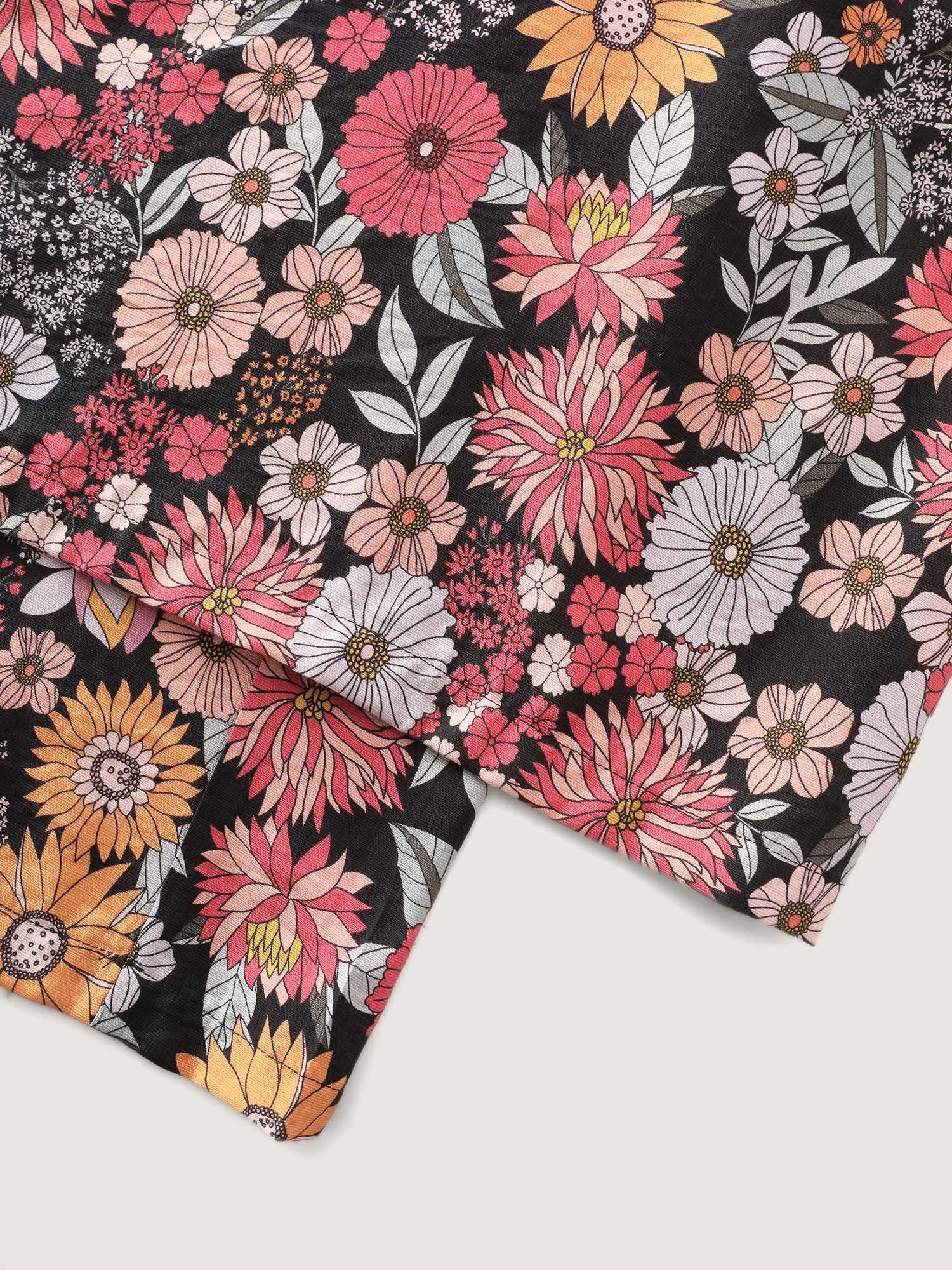 Supersoft Bright Floral Print Wide-Leg Pants - Image 7