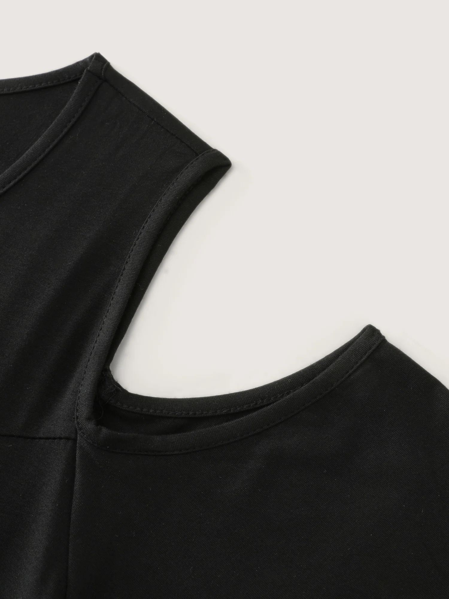 Supersoft Bust-Friendly Shoulder Cut-Out T-Shirt - Image 6