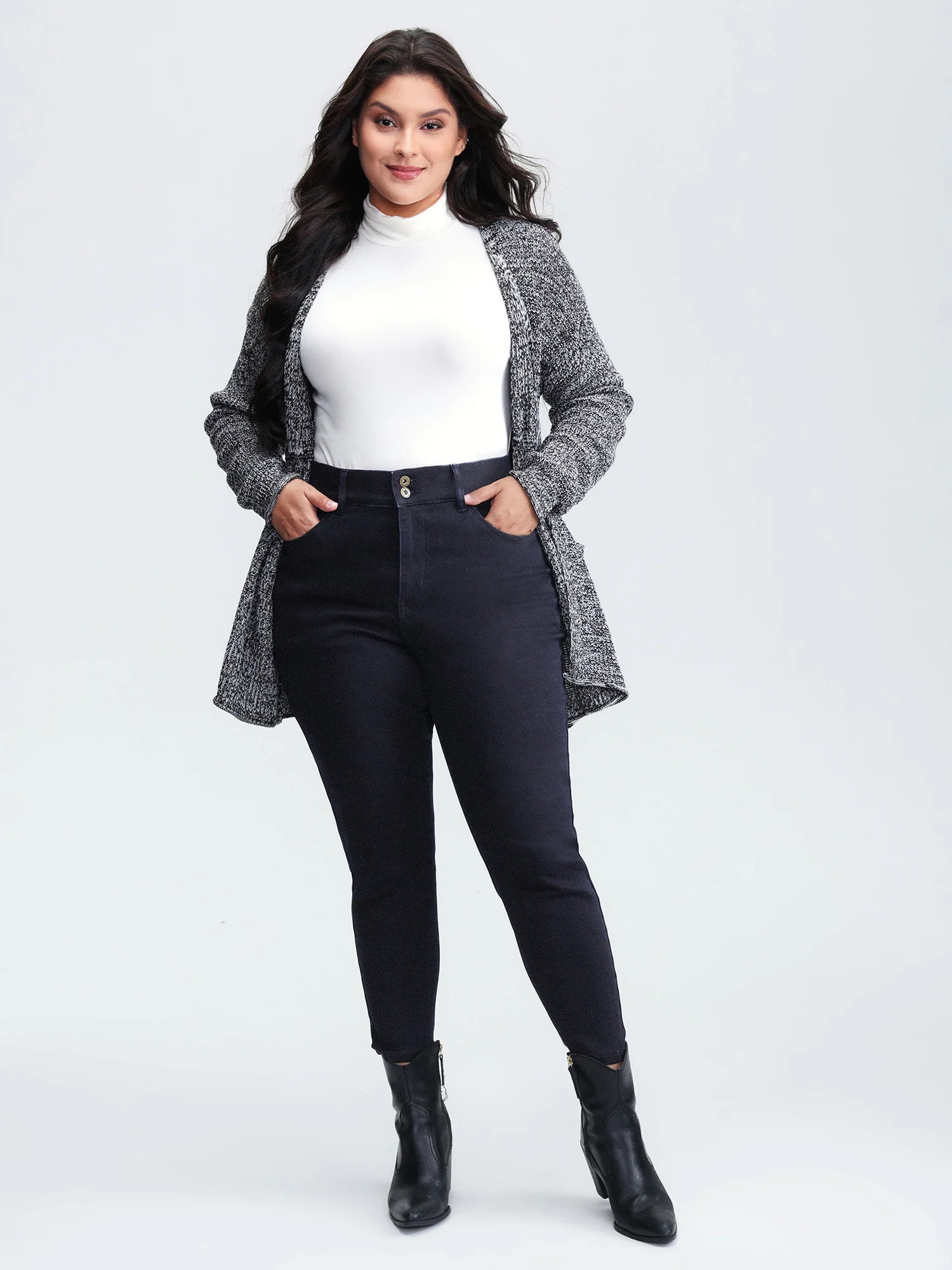 Supersoft Butt-Lifting Stretchy Skinny-Fit Jeans - Image 3