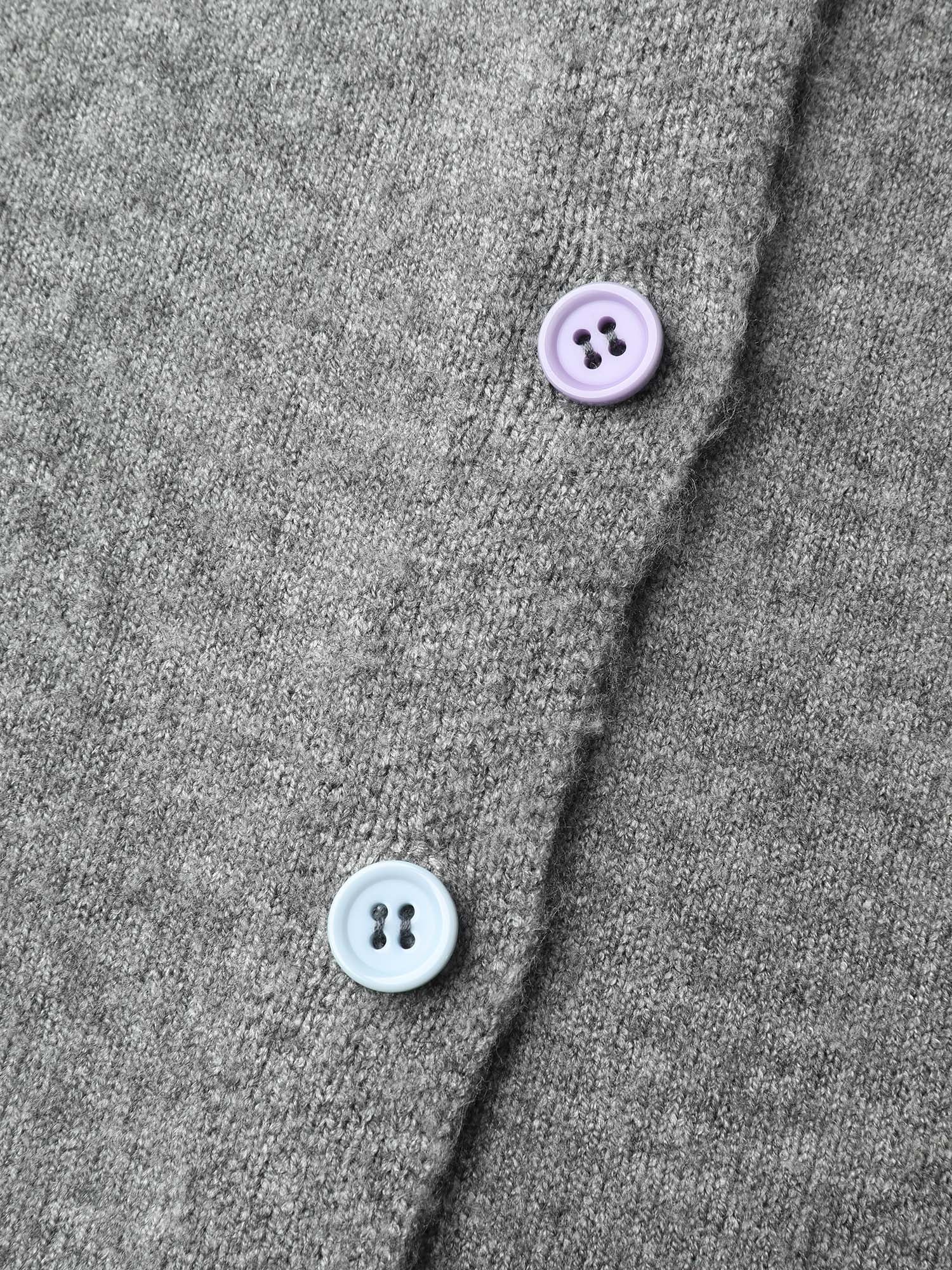 Supersoft Button Detail Ribbed Hem Pullover - Image 7
