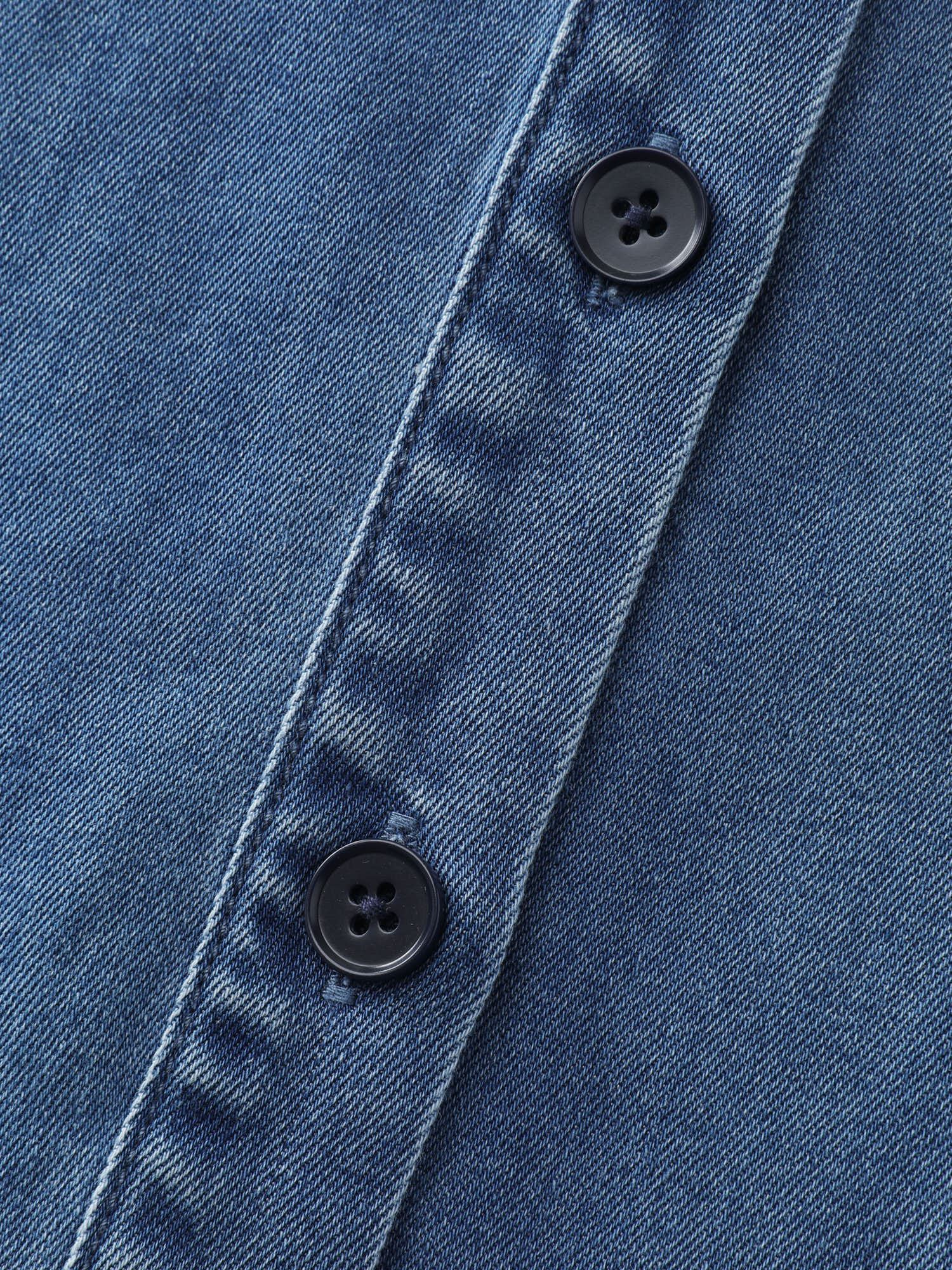 Supersoft Button-Down Denim Top - Image 6