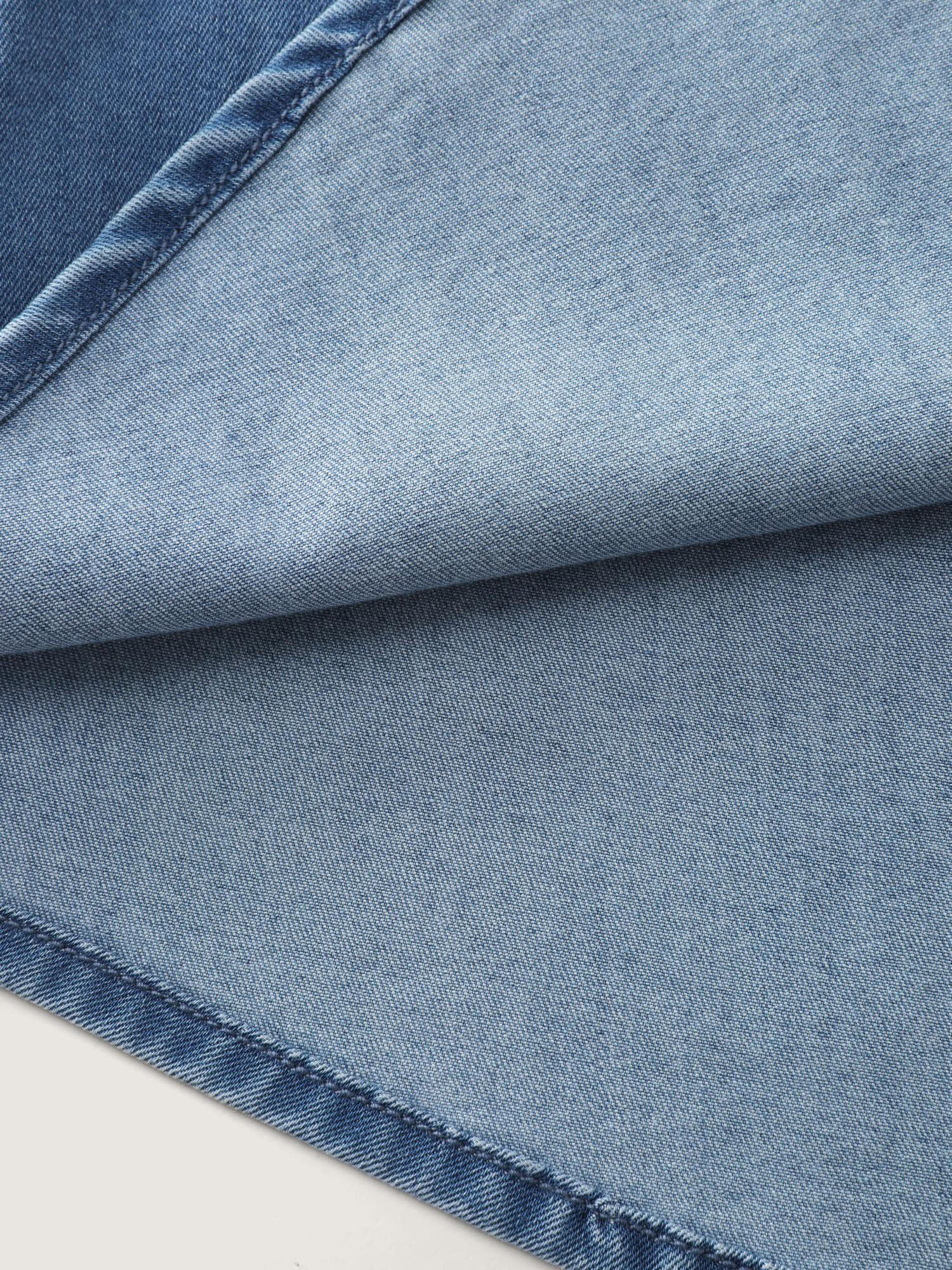 Supersoft Button-Down Denim Top - Image 7