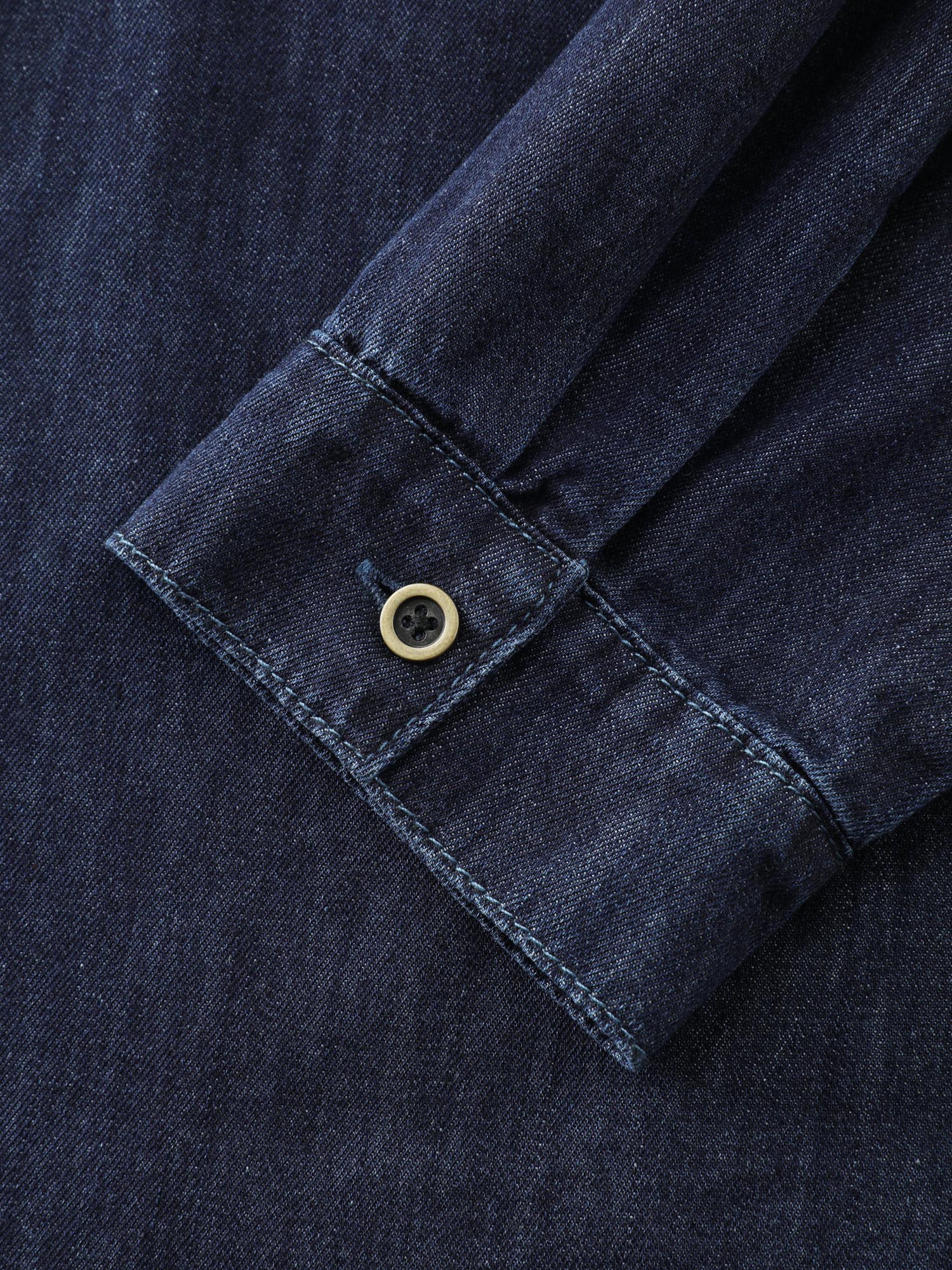 Supersoft Button-Down Denim Top - Image 5
