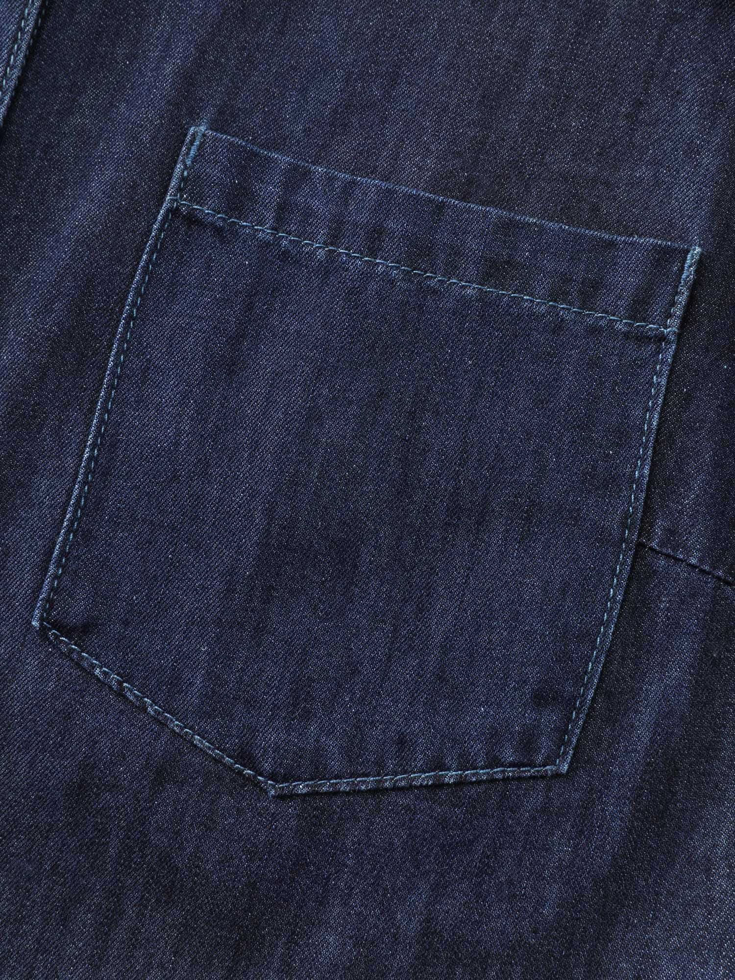 Supersoft Button-Down Denim Top - Image 6