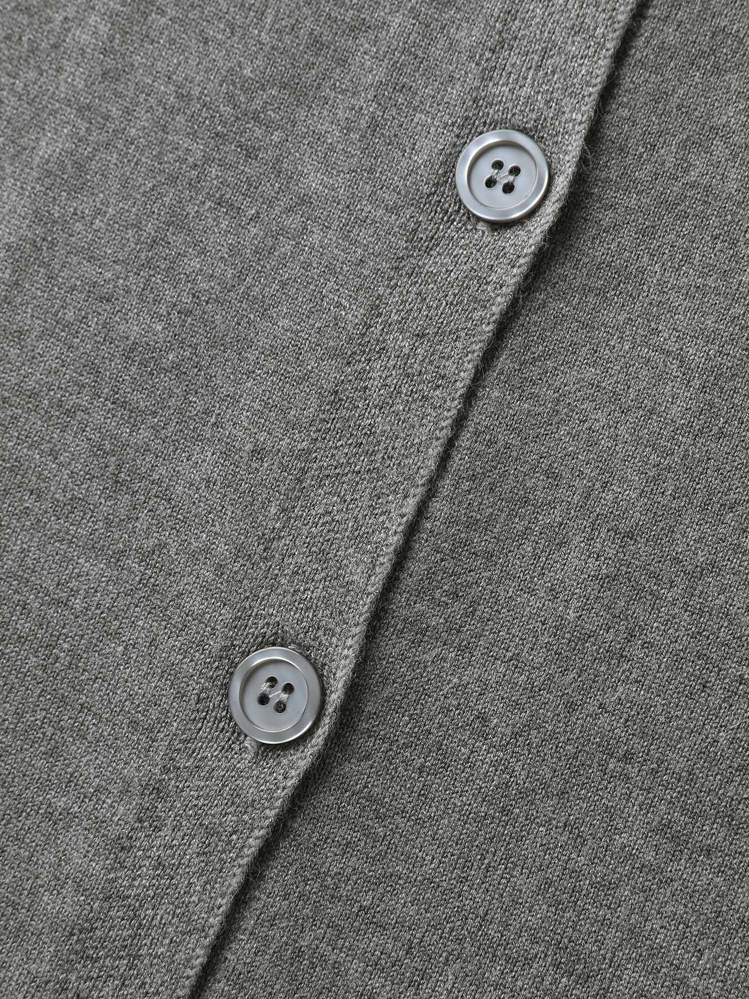 Supersoft Button Round Neck Lightweight Cardigan - Image 6