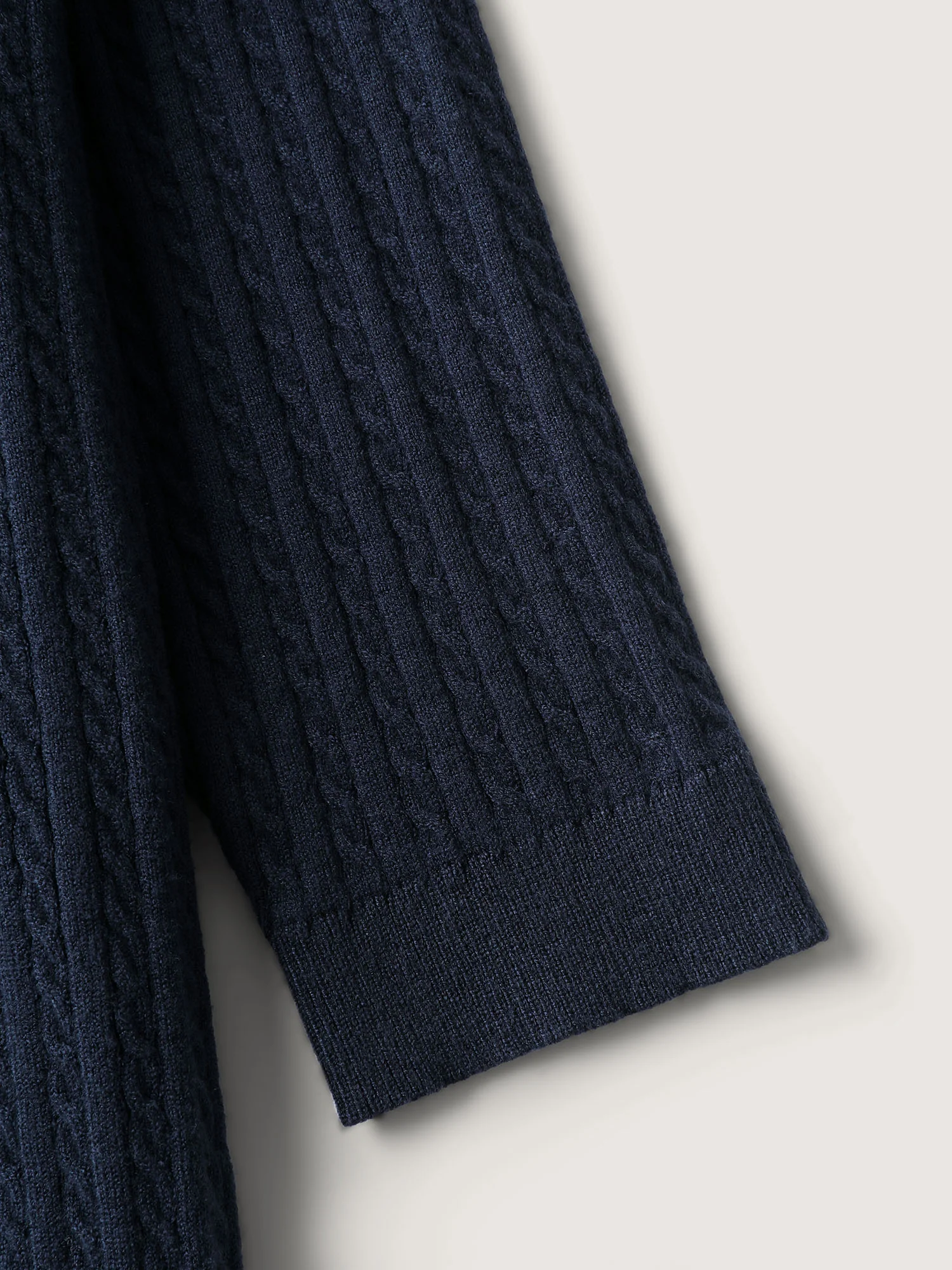 Supersoft Cable Knit Button Solid Cardigan - Image 6