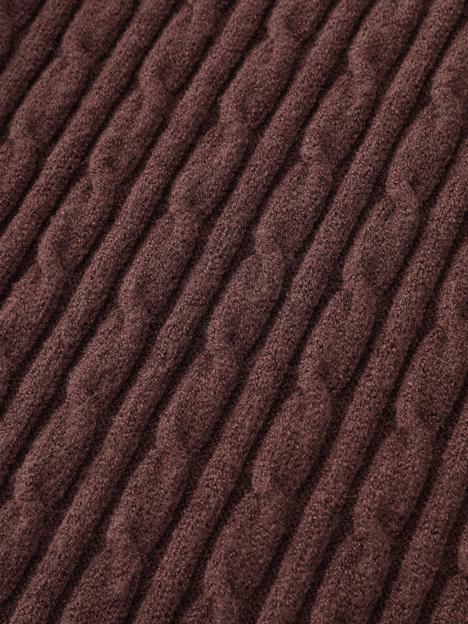 Supersoft Cable Knit Henley Pullover - Image 7