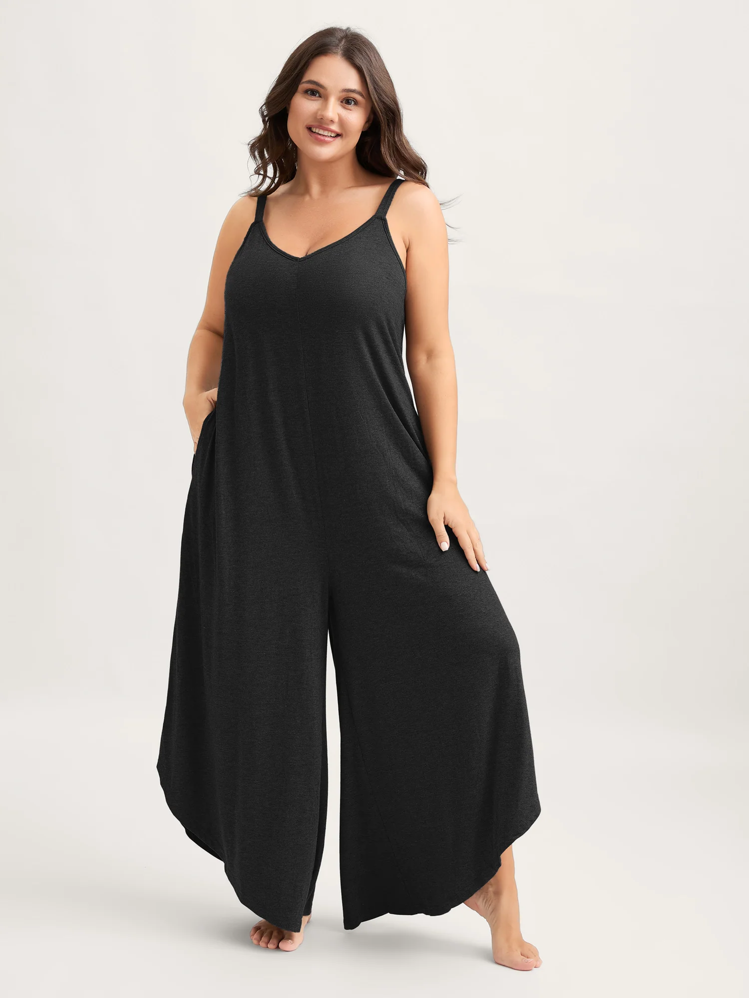 Supersoft Wide-Leg Cami Lounge Jumpsuit - Image 11