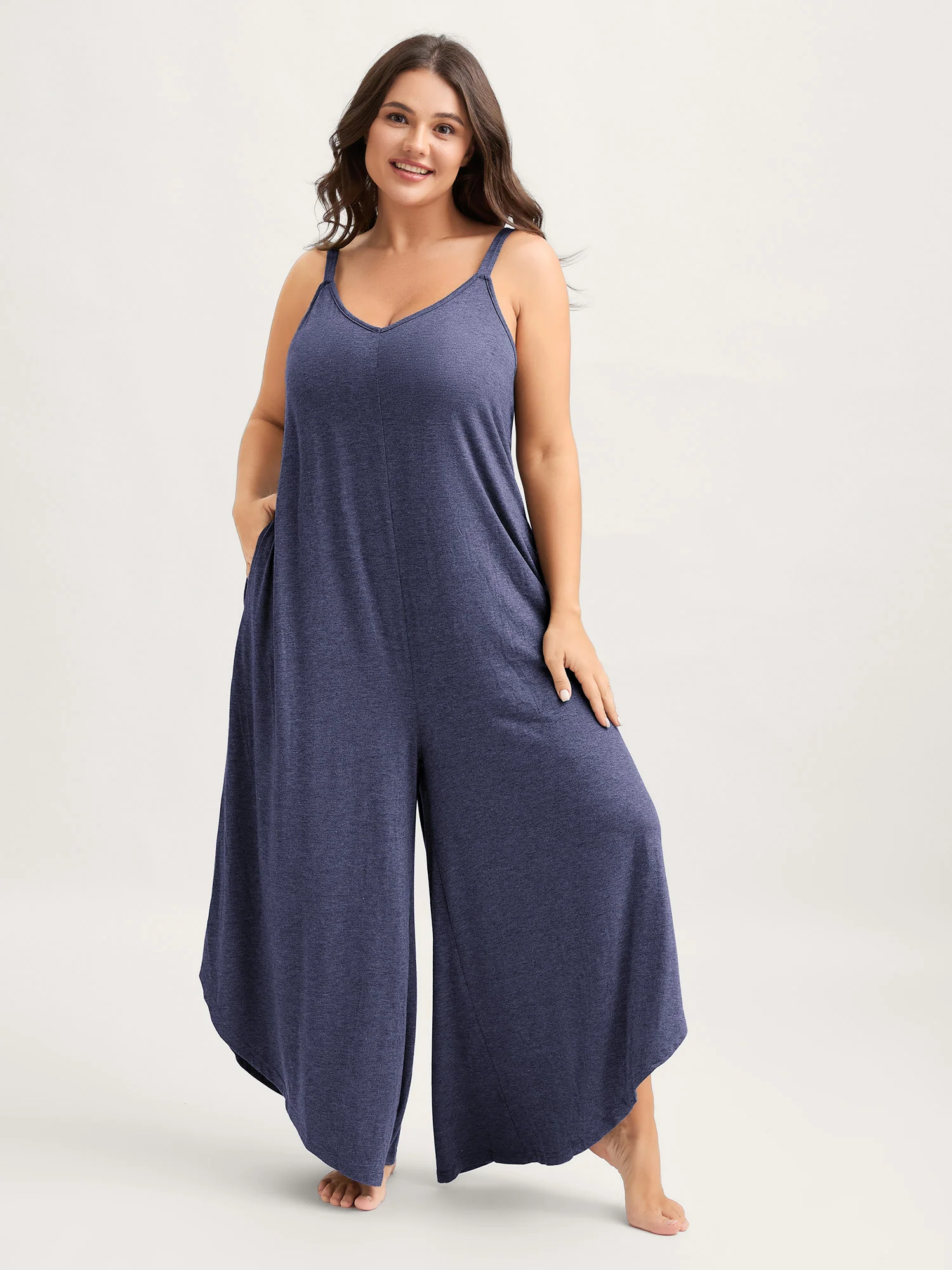 Supersoft Wide-Leg Cami Lounge Jumpsuit - Image 7
