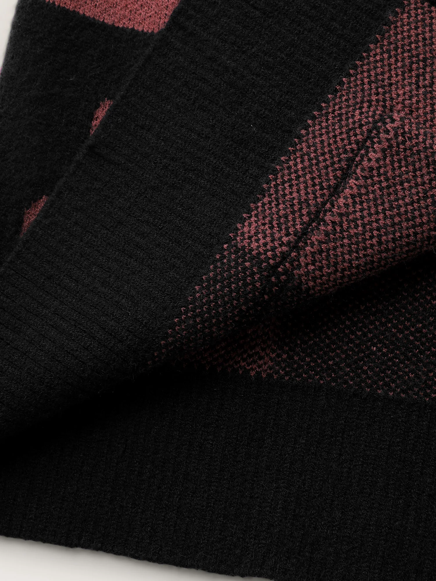 Supersoft Checkered Floral Superstretchy Knit Cardigan - Image 6