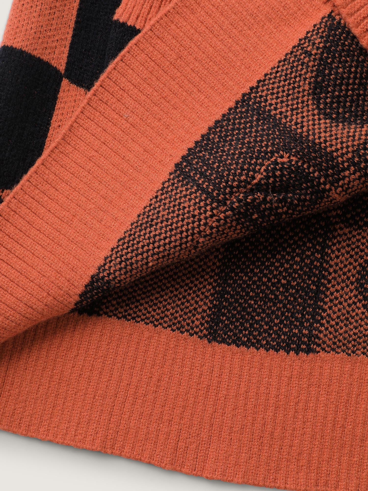 Supersoft Checkered Hearts Stretchy Knit Cardigan - Image 8