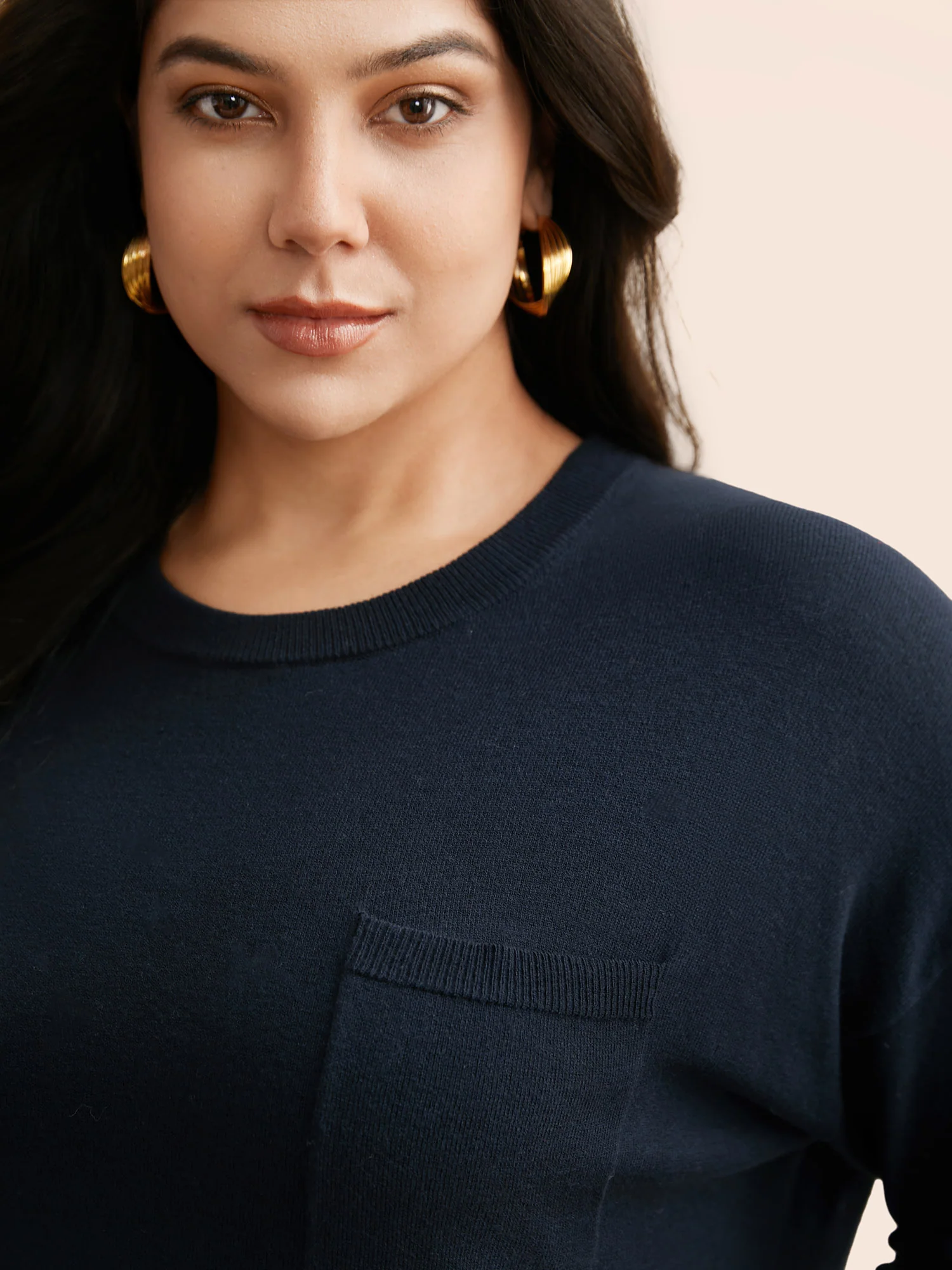 Supersoft Chest Pocket Wool Top - Image 5
