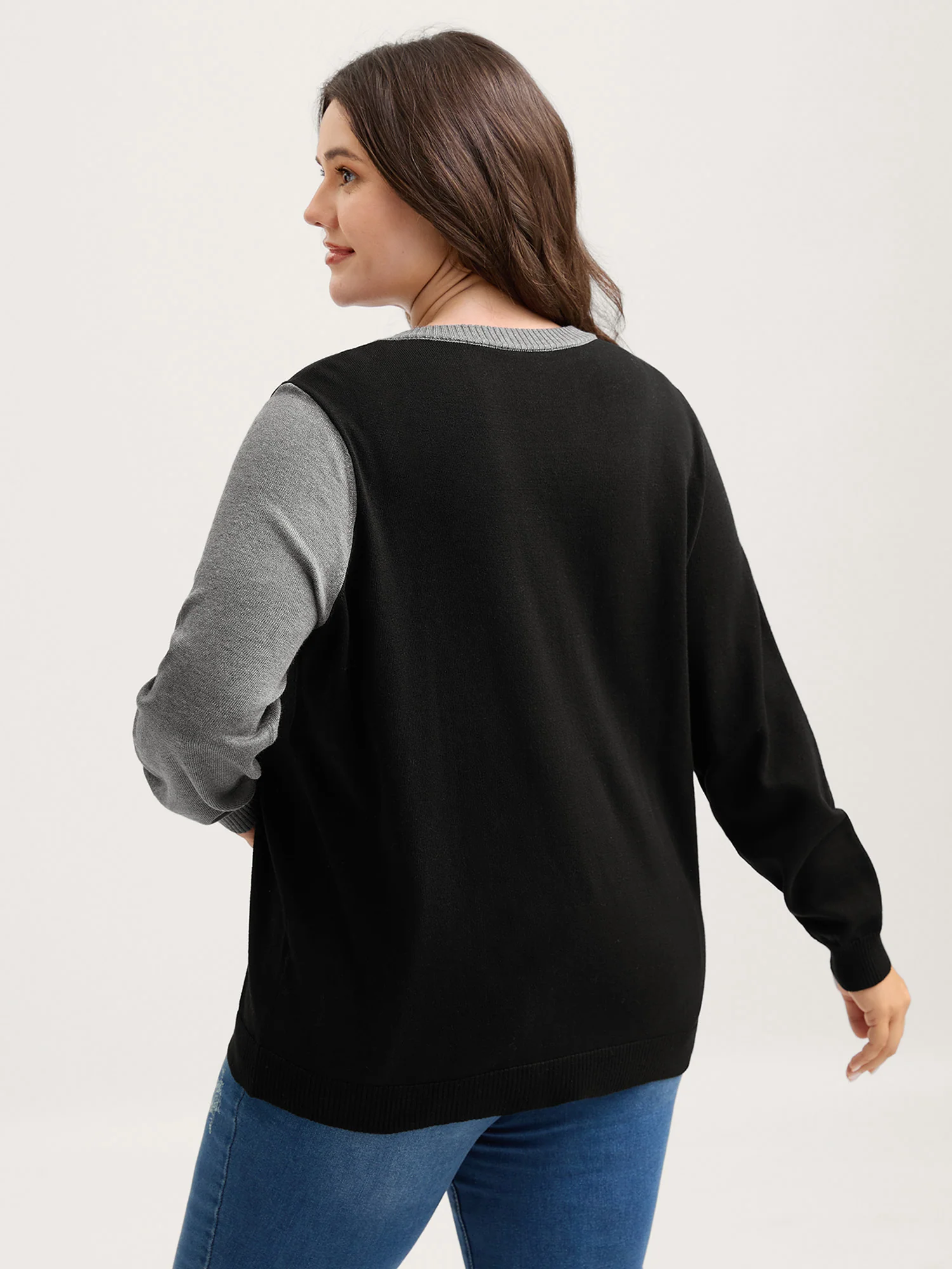 Supersoft Color Block Slim-Fit Pullover - Image 5