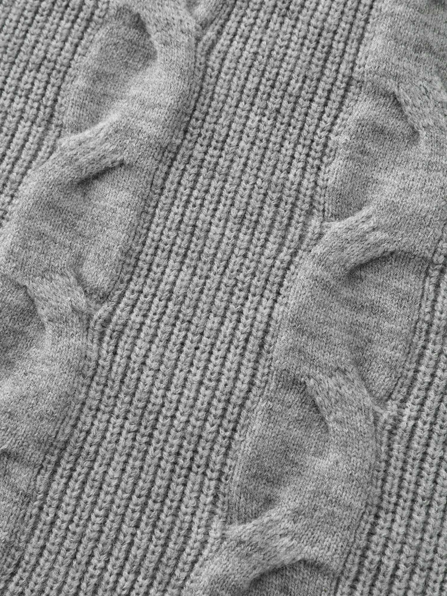 Supersoft Color Contrast Collar Textured Pullover - Image 7