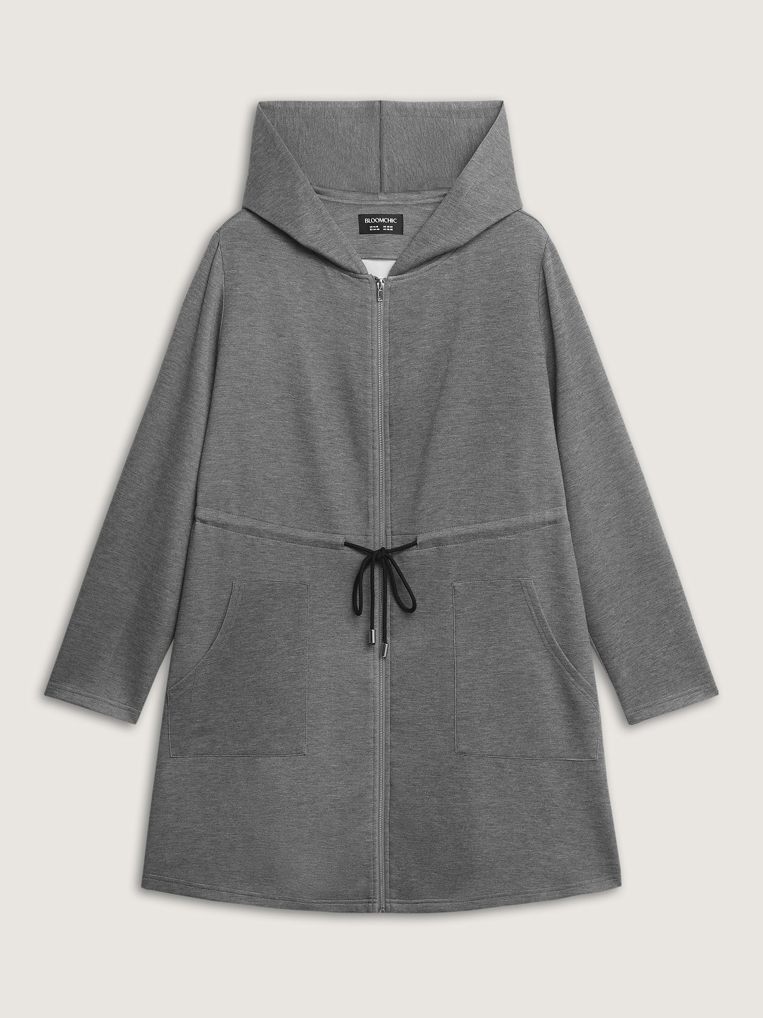 Supersoft Color Contrast Hooded Coat - Image 8