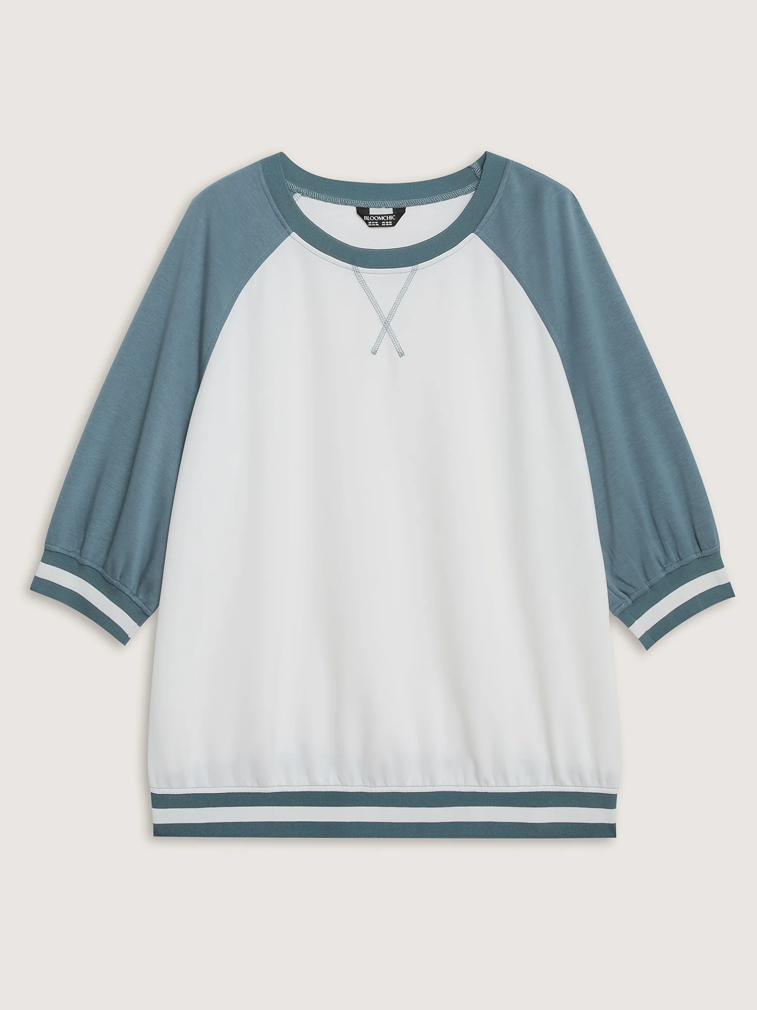 Supersoft Color Contrast Round Neck Sweatshirt - Image 7
