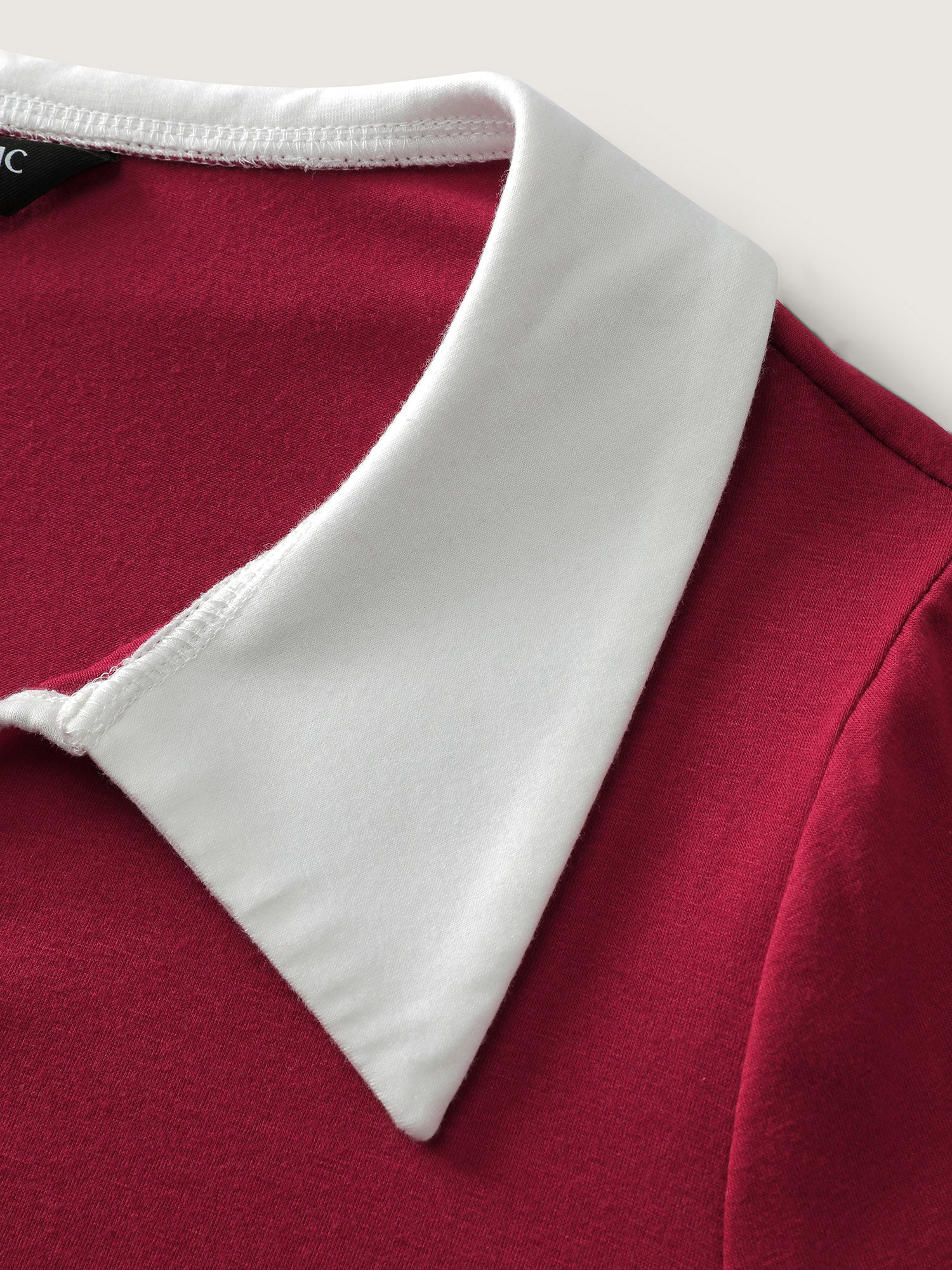 Supersoft Color Contrast Stretchy T-Shirt - Image 5