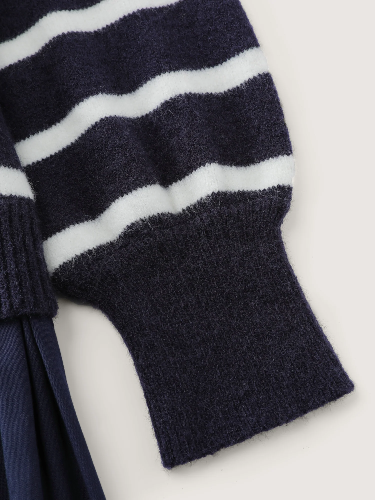Supersoft Color Contrast Stripe Sweater Dress - Image 6
