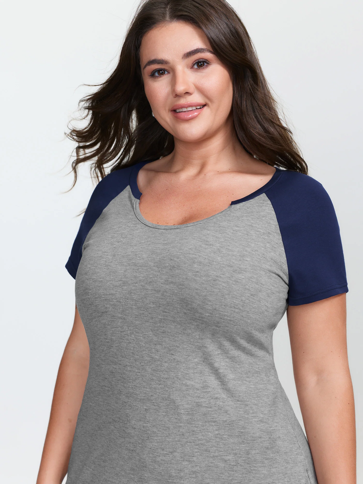 Supersoft Color Contrast T-Shirt - Image 3