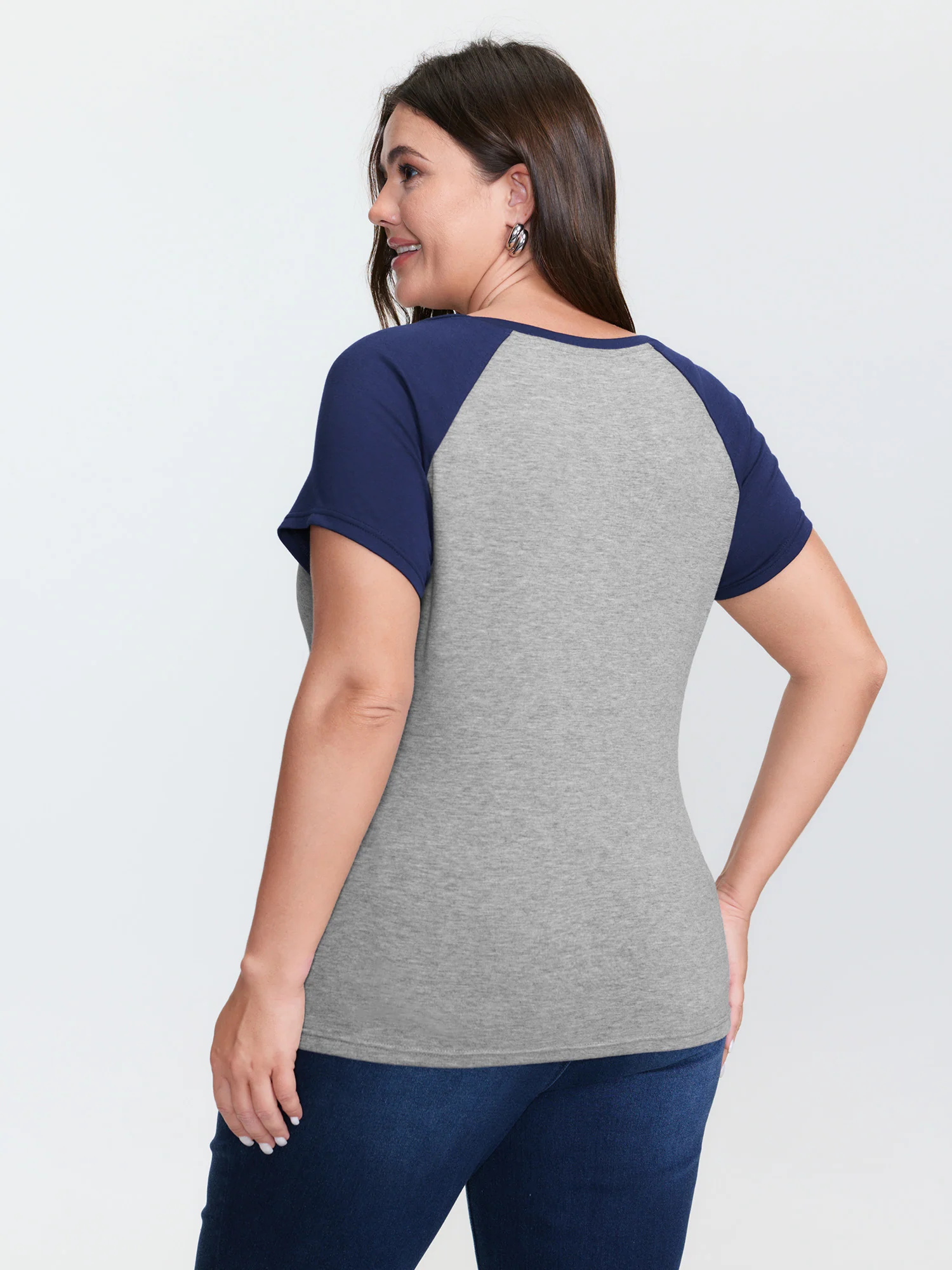 Supersoft Color Contrast T-Shirt - Image 4