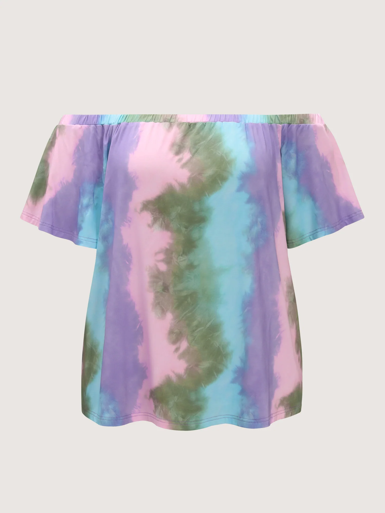 Supersoft Color Gradient Off-Shoulder Top - Image 7