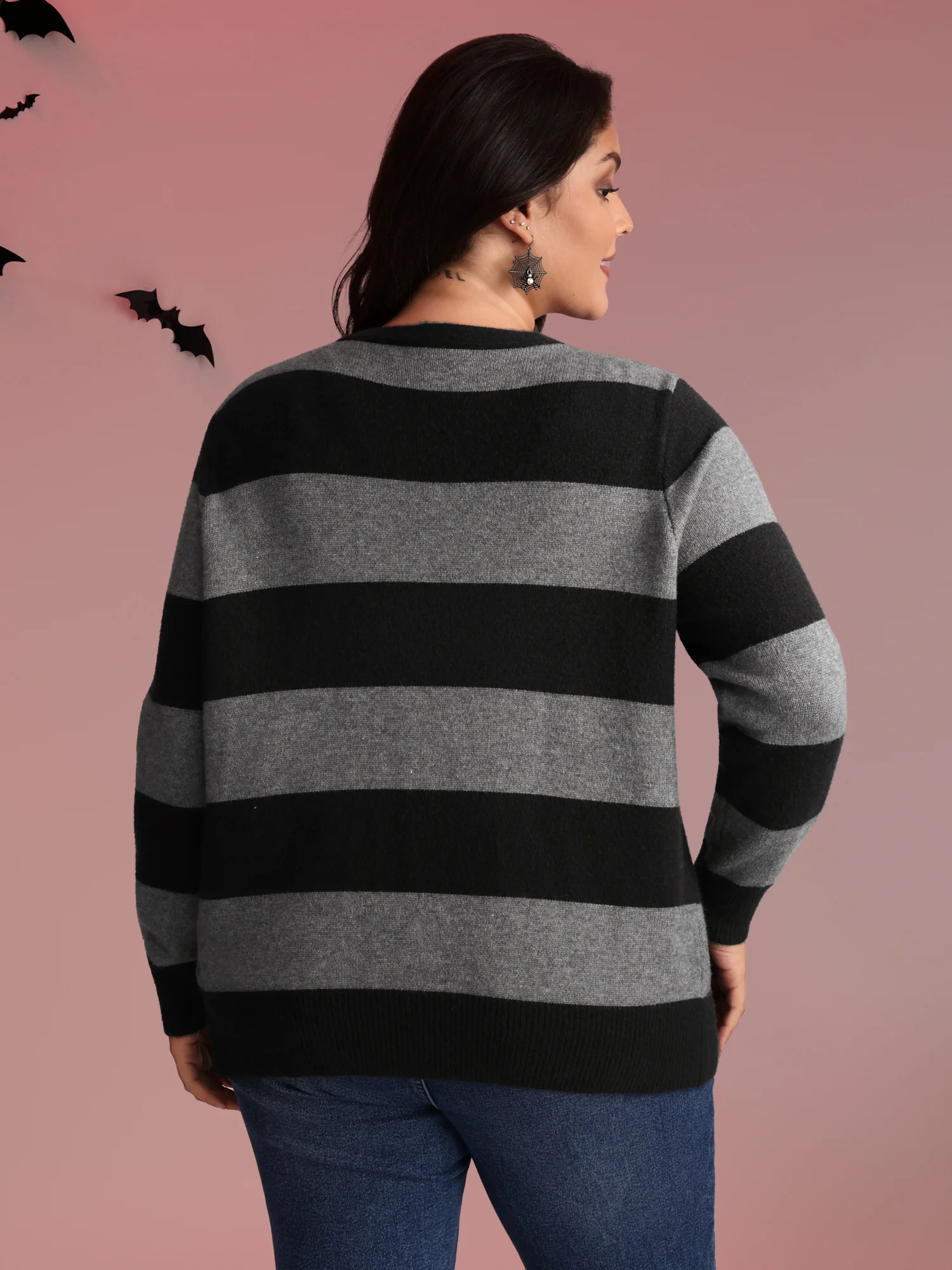 Supersoft Colorblock Button-Down Knit Cardigan - Image 5