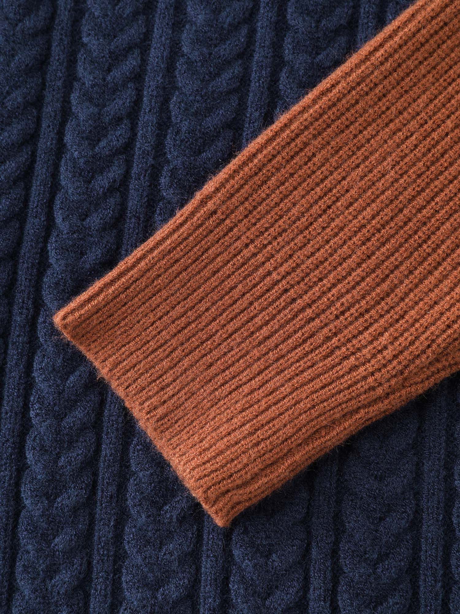 Supersoft Colorblock Half Zipper Pullover - Image 7