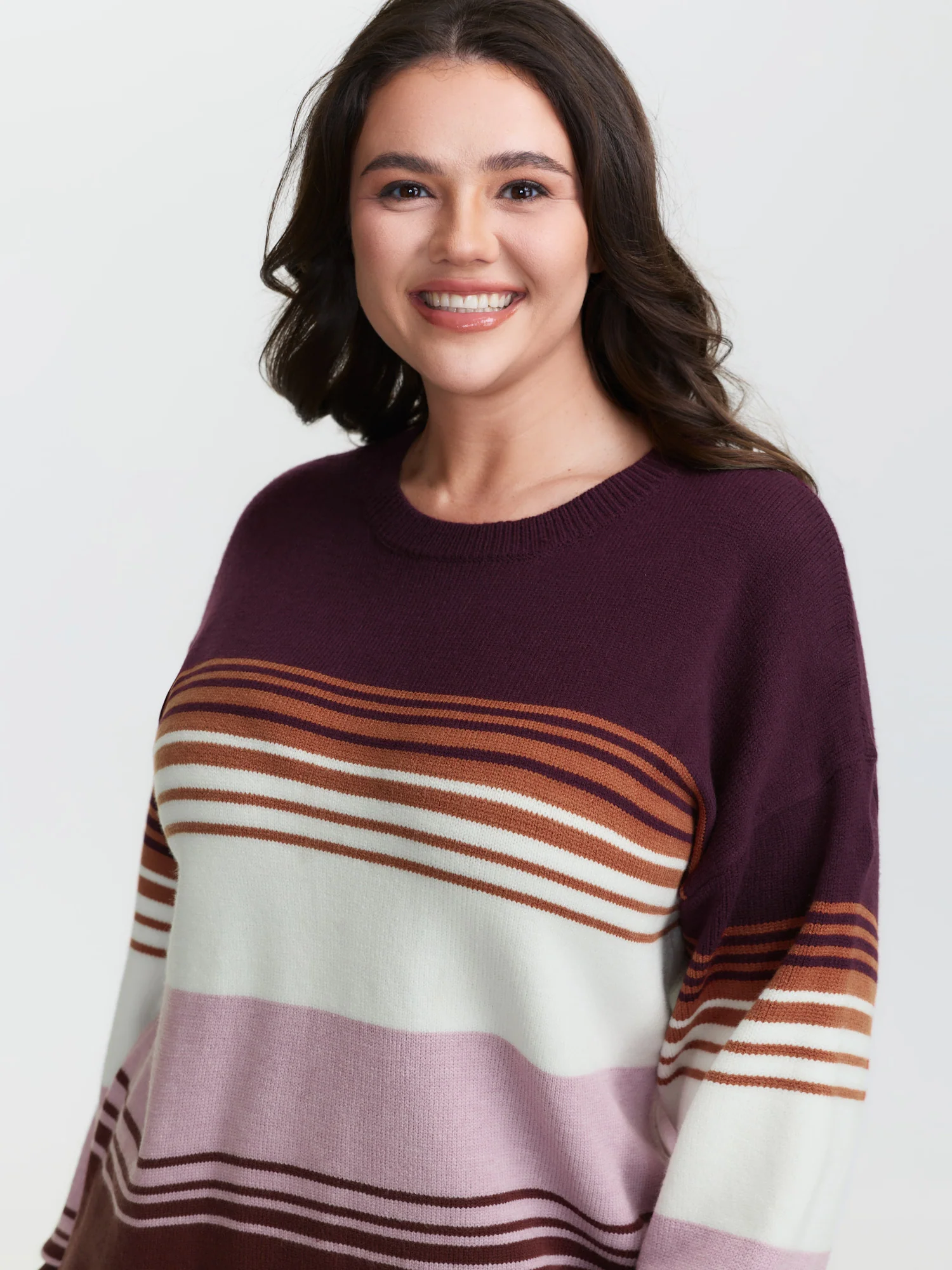 Supersoft Colorblock Round Neck Pullover - Image 2