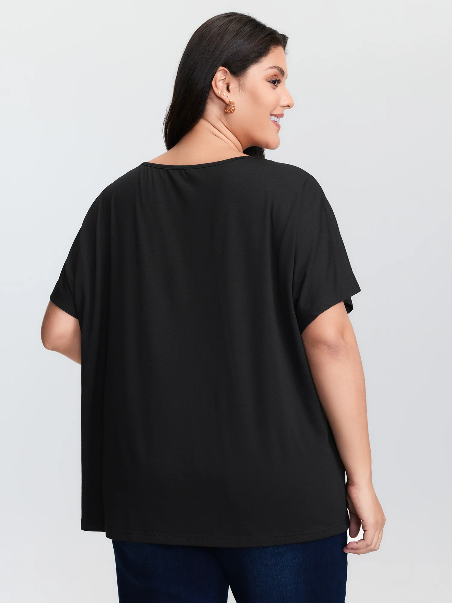 Supersoft Colorblock Round Neck T-Shirt - Image 4