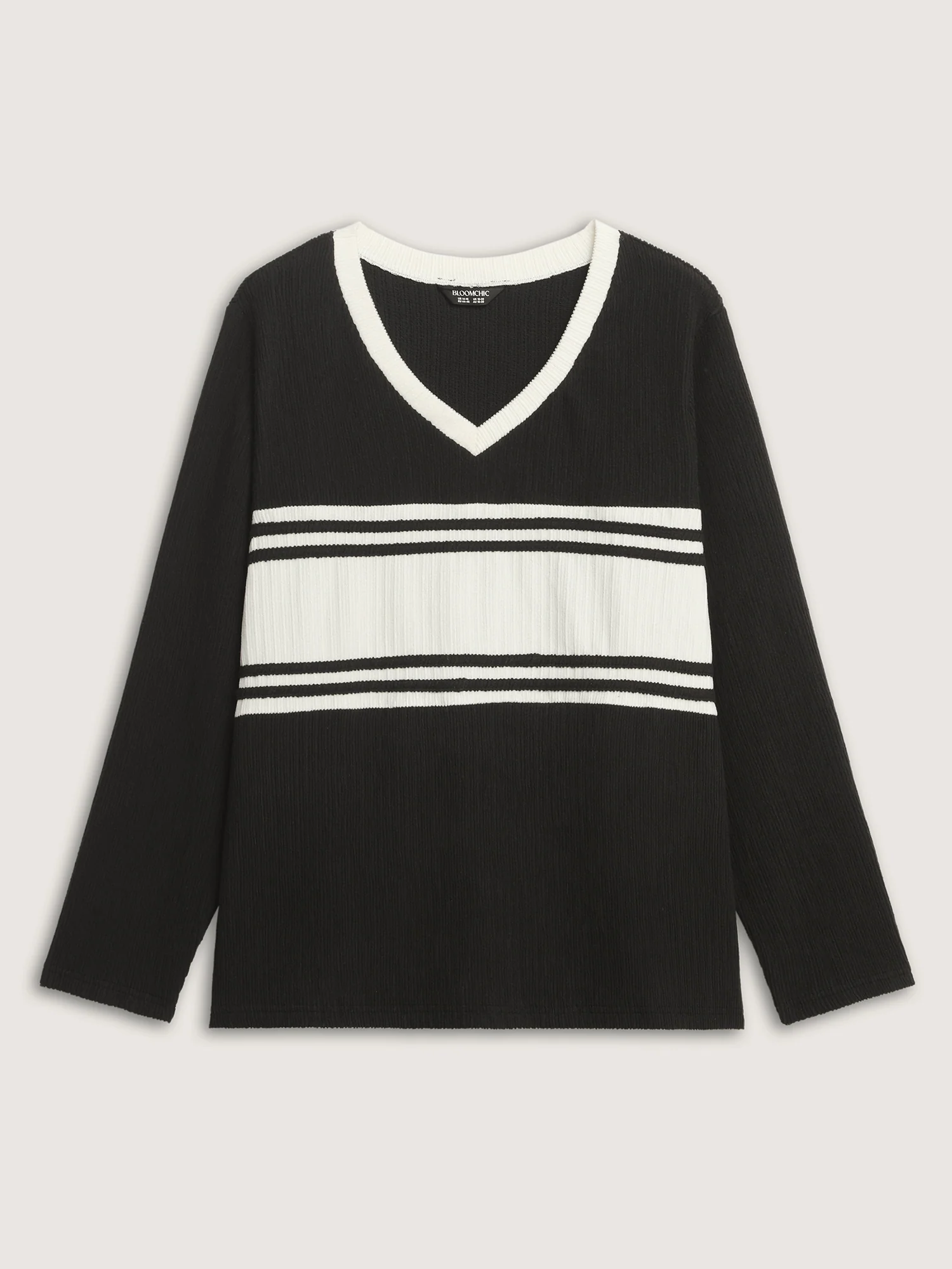 Supersoft Colorblock Textured Sweatshirt - Image 7
