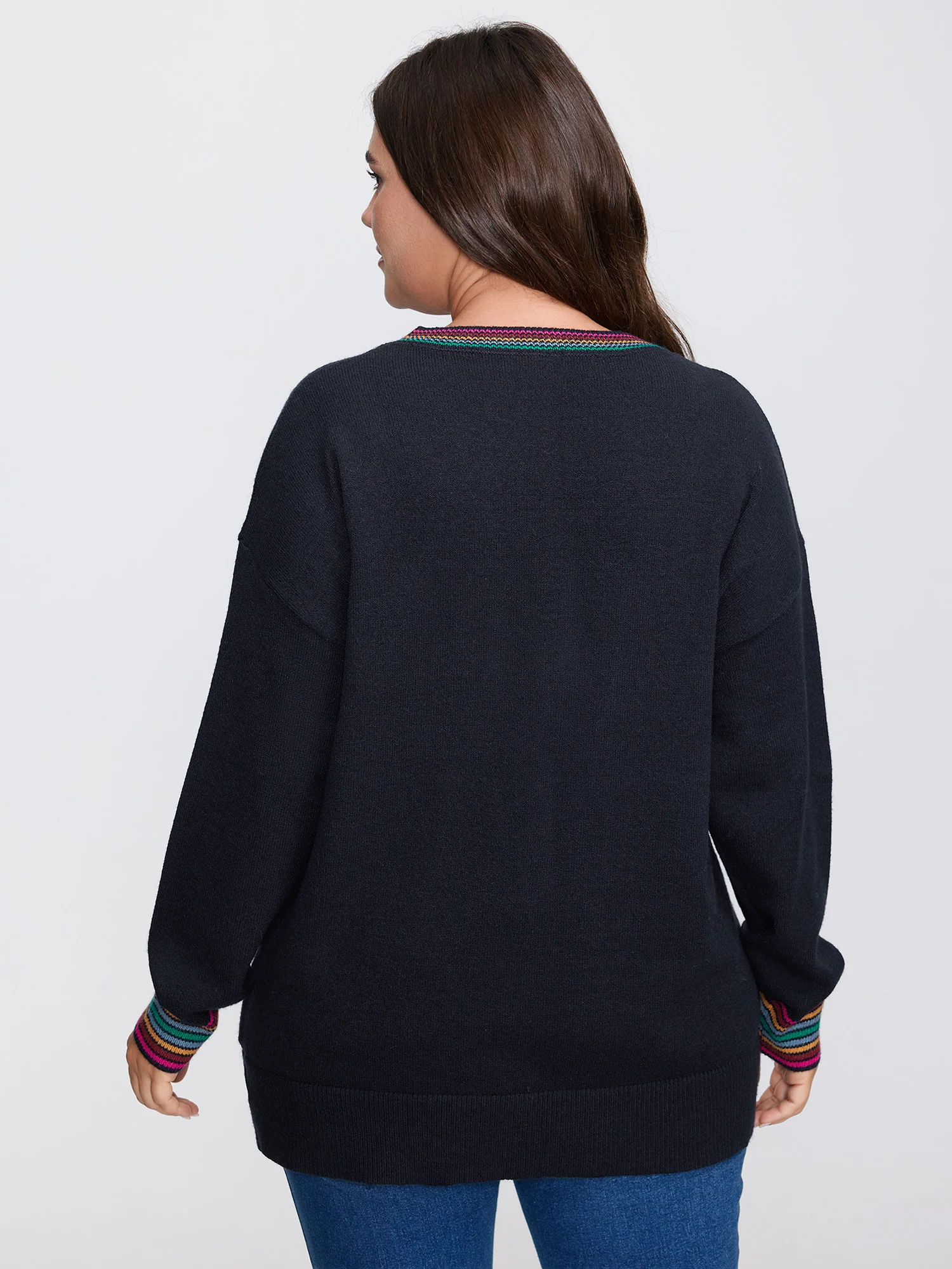 Supersoft Colorful Stripe Pullover - Image 4